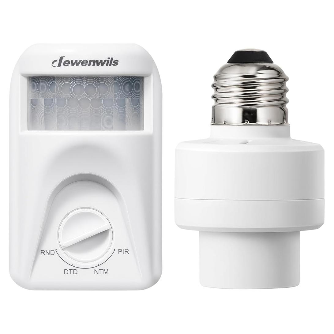 Enchufe de Luz con Sensor de Movimiento Dewenwils E26/E27 120V