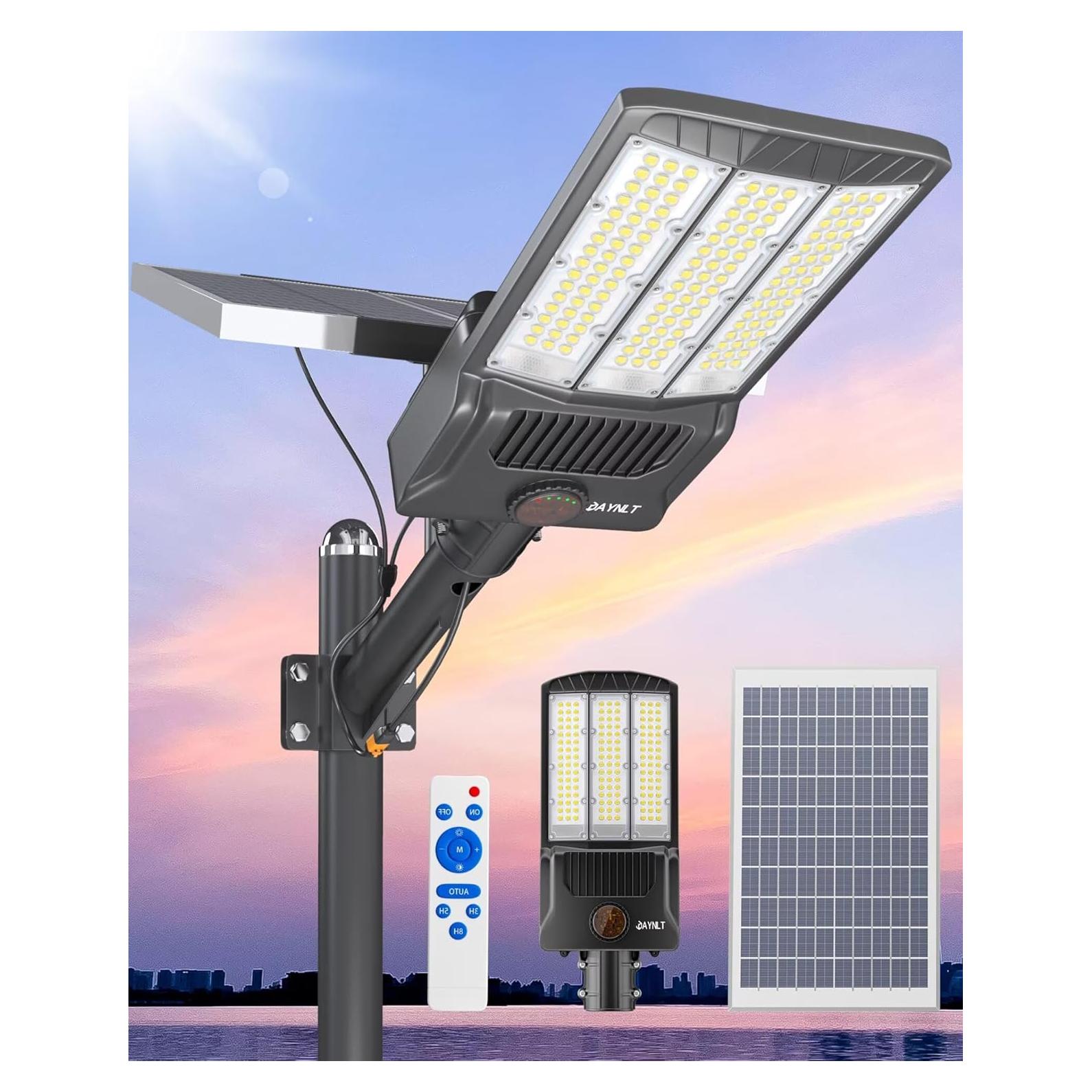 Luces Solares de Calle JAYNLT Y-12000W 6500K IP67 900000LM