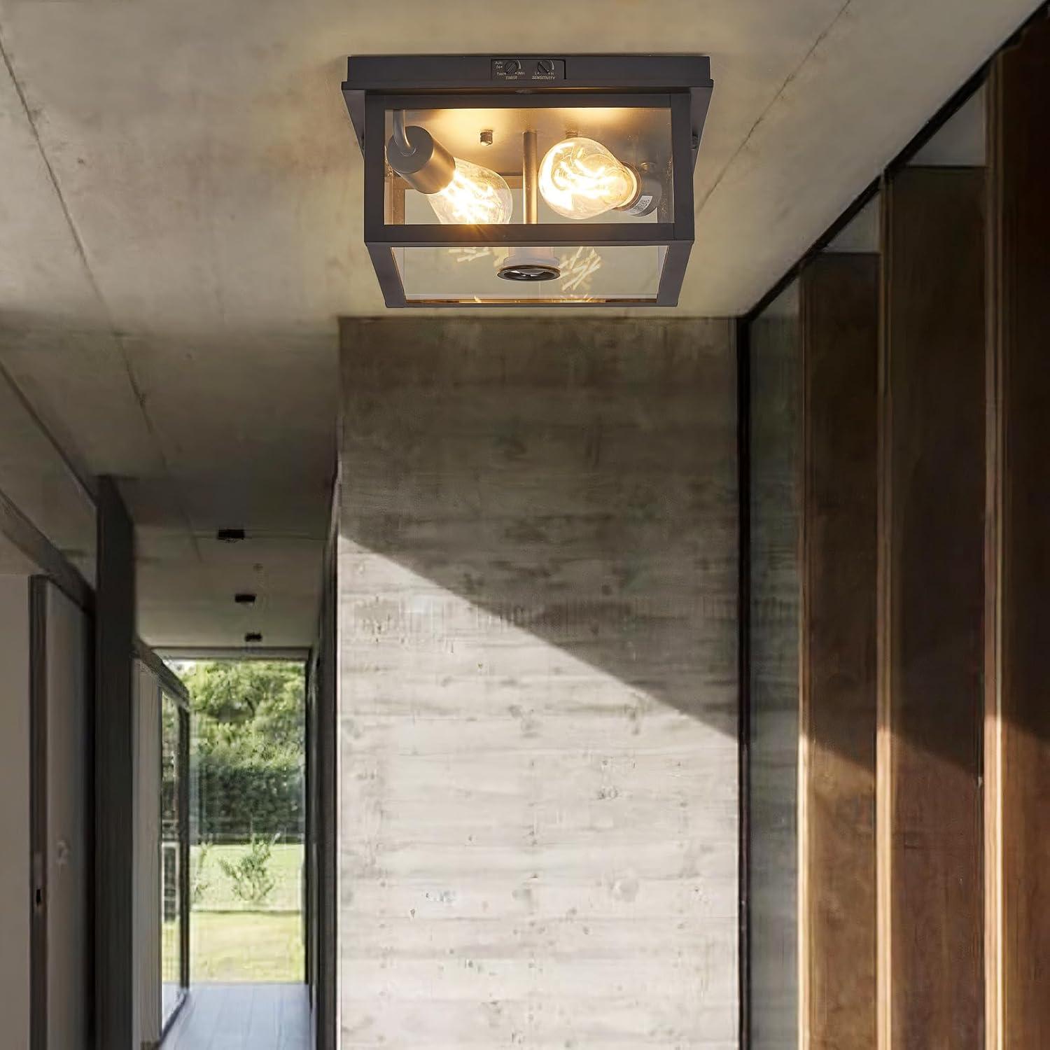 Luz de Techo Exterior Tarentlight con Sensor de Movimiento 2 Luces