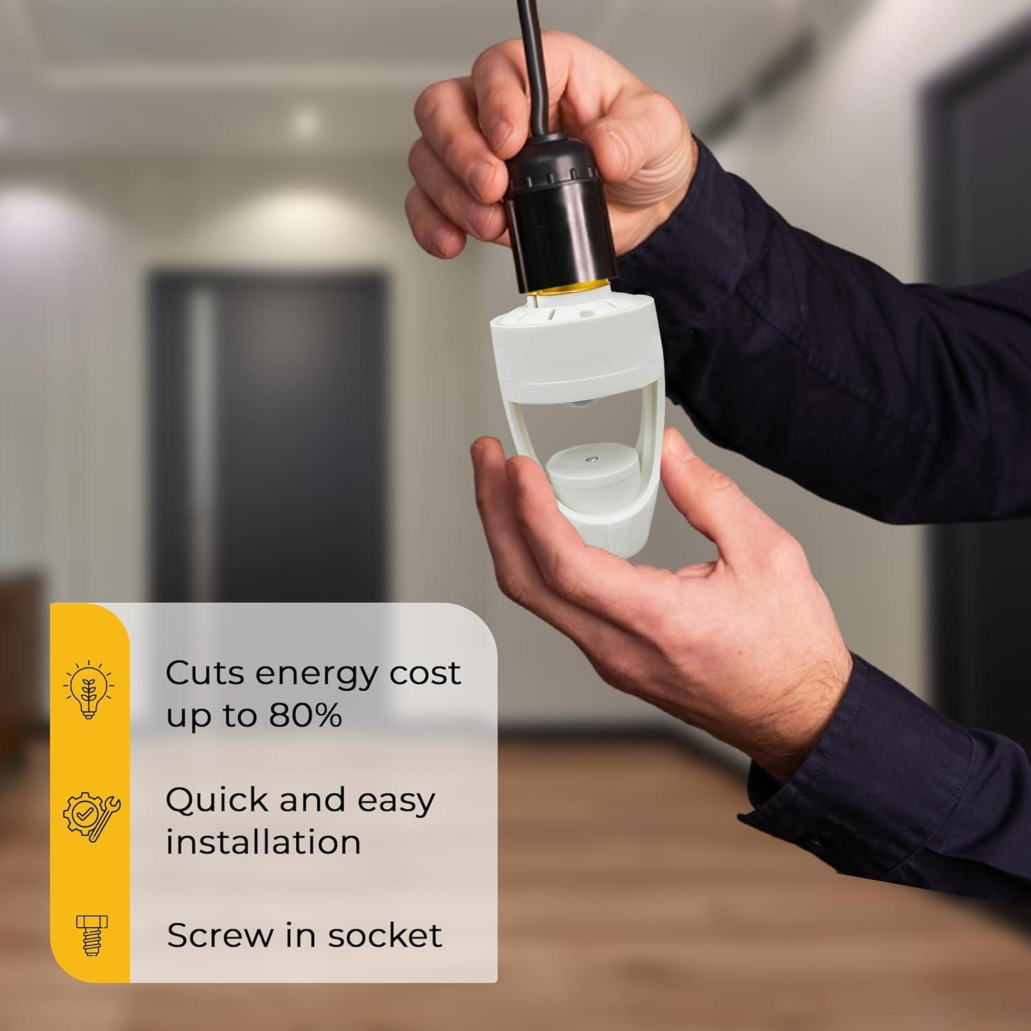 Adaptador de Socket de Luz Touch & Glow con Sensor 360°