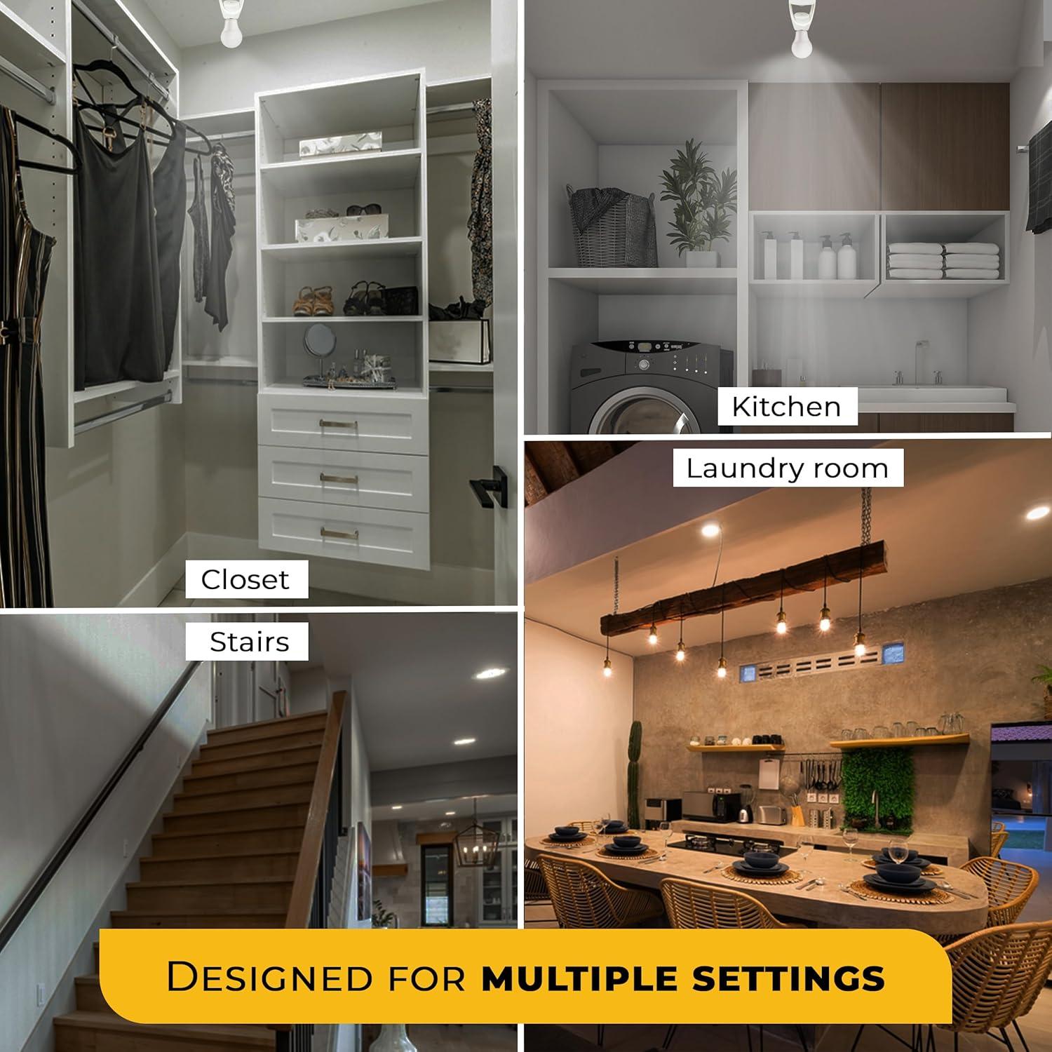 Adaptador de Socket de Luz Touch & Glow con Sensor 360°