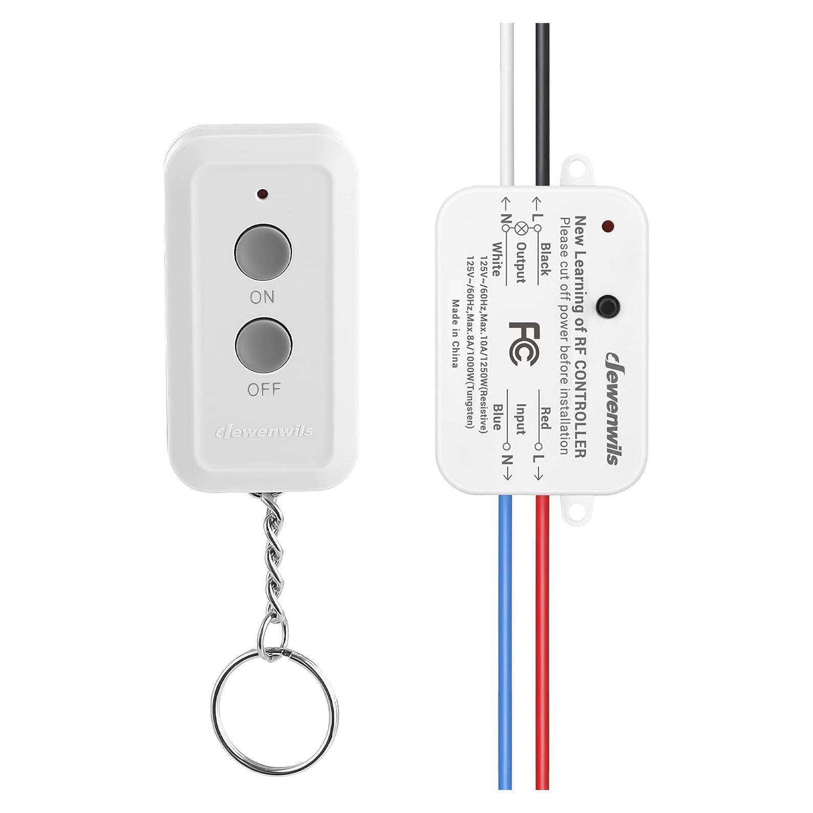 Interruptor de Luz Inalámbrico DEWENWILS HRLS11F 30m