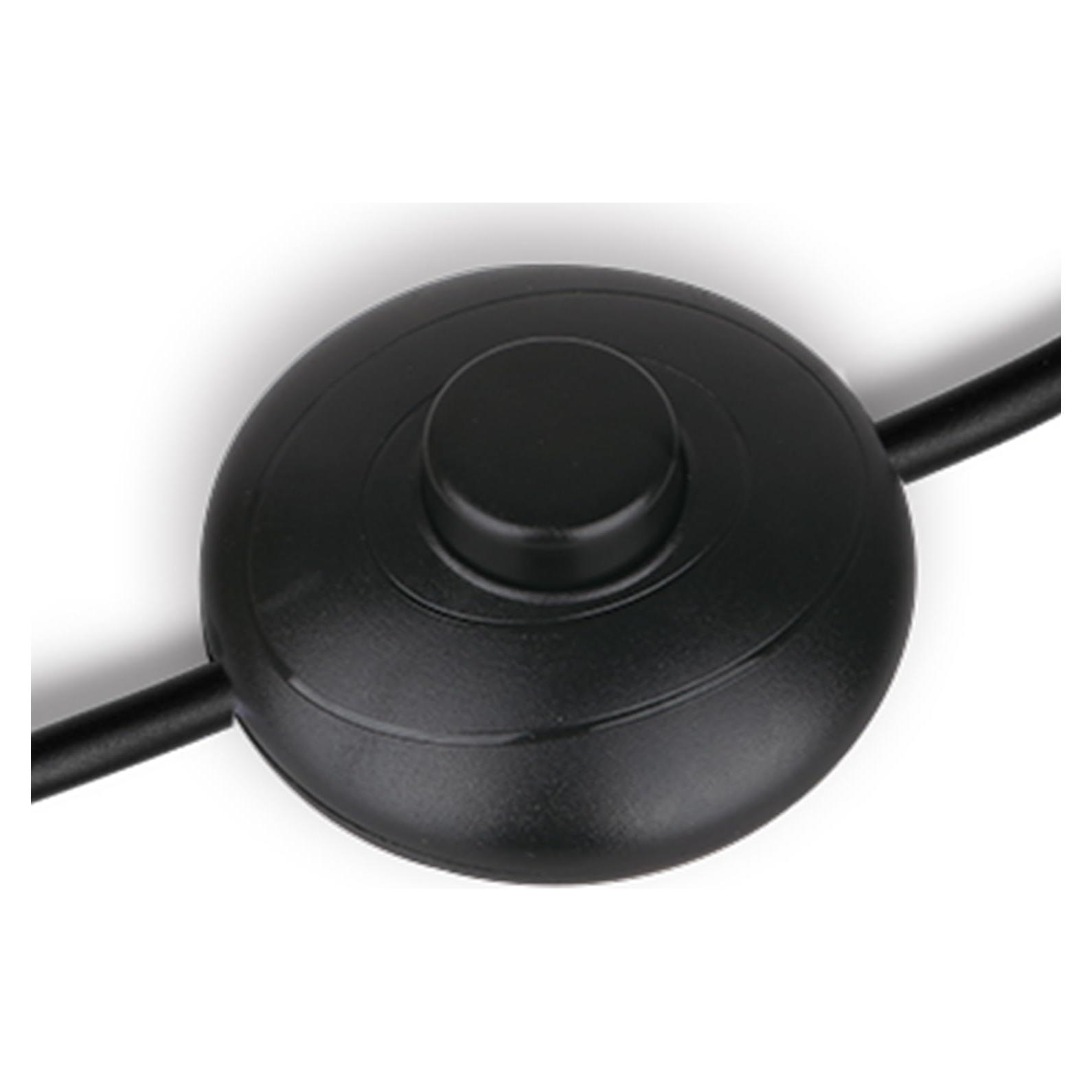 Interruptor de Pie Helunsi para Lámpara de Suelo Negro 1Pcs