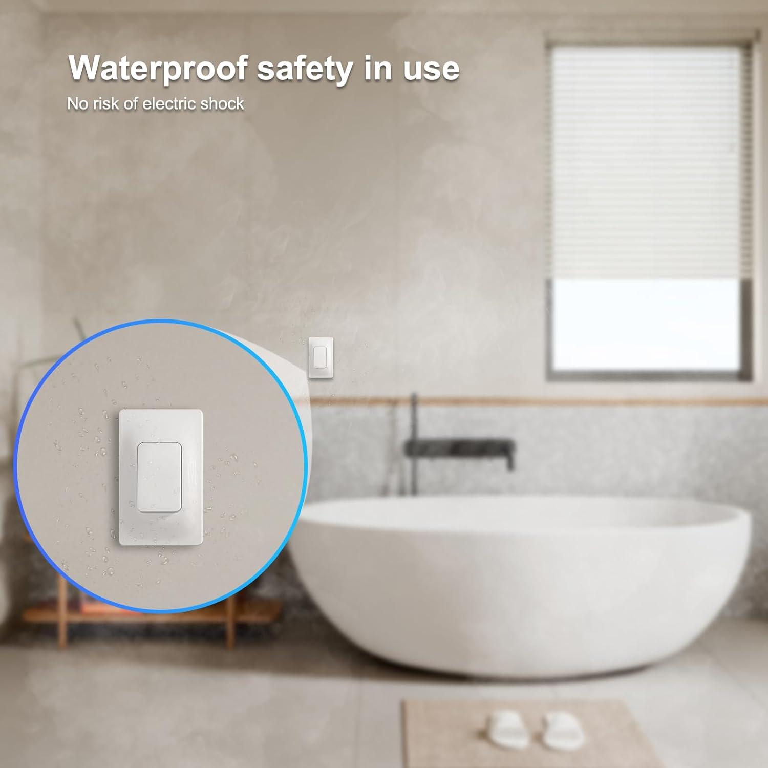 Interruptor de Luz Inalámbrico Thinkbee 301 Autoalimentado 433MHz