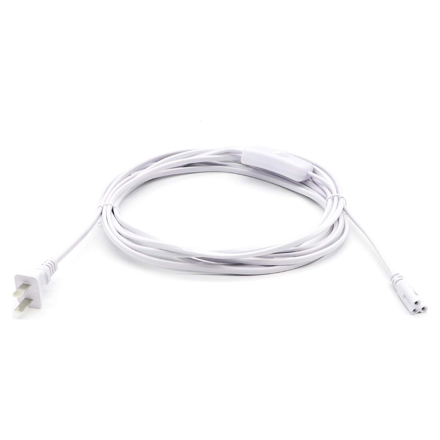 Cable de Extensión para Tubo LED T5 T8 5m Probelie con Interruptor