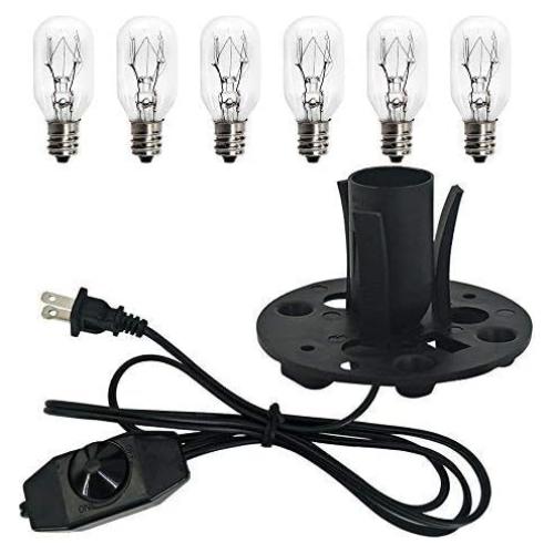 Cable para Lámpara de Sal del Himalaya Smart Eagle Tech con 6 Bombillas E12