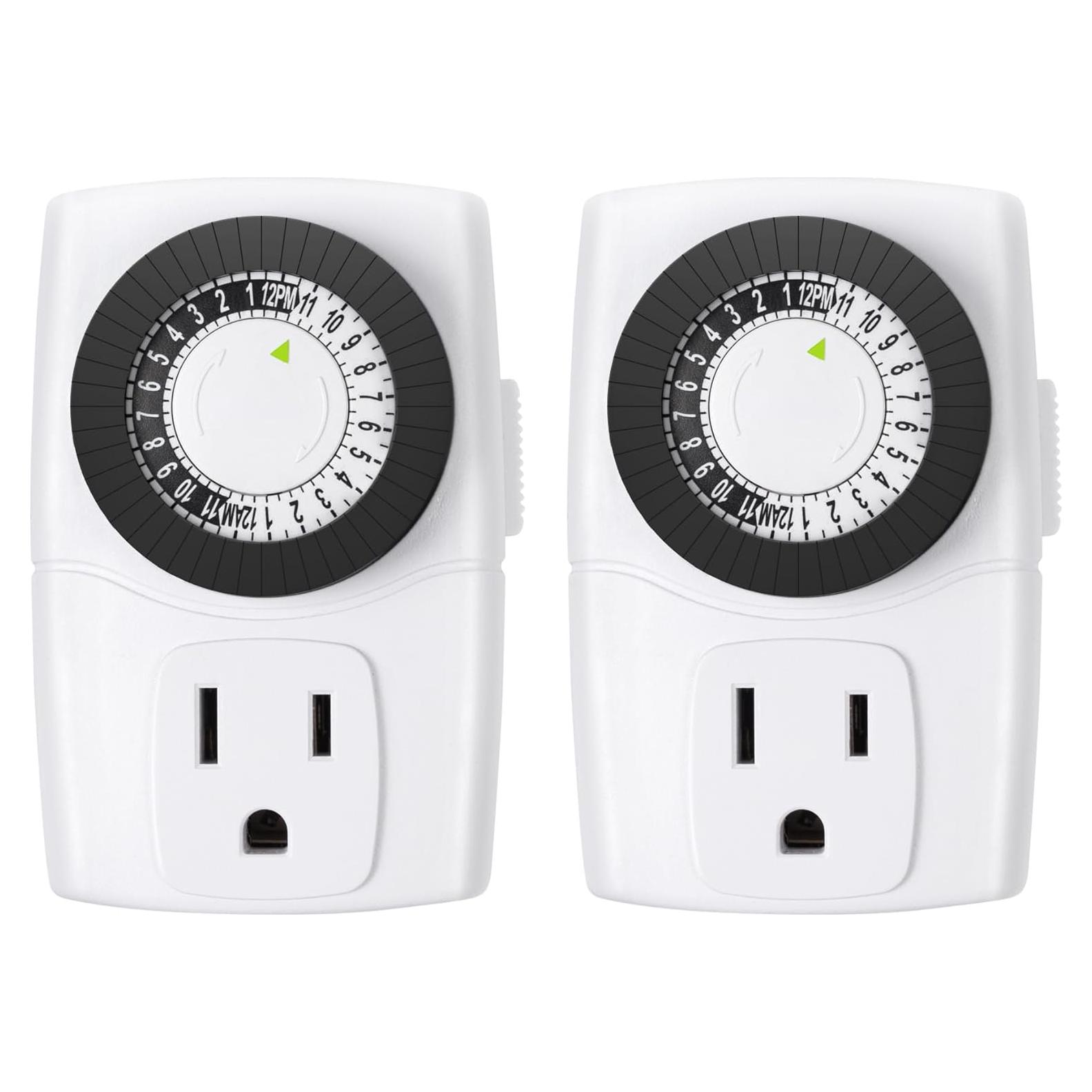 Temporizador Mecánico BN-LINK BND-60/U47 24 Horas 2 Piezas