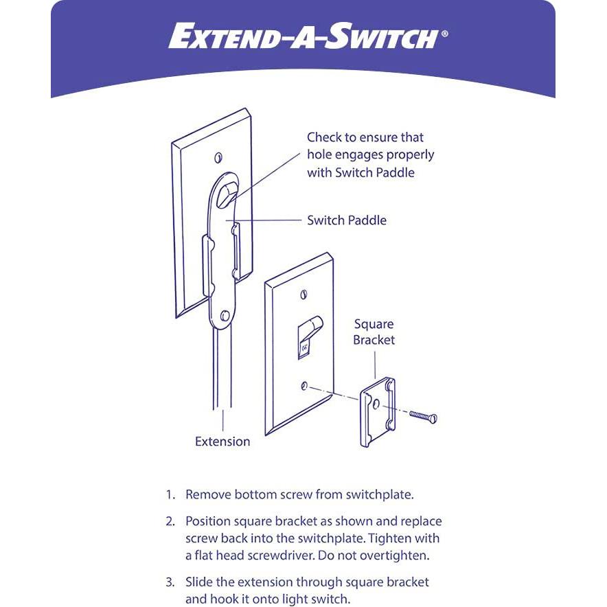 Extensor de Interruptor de Luz para Niños - Paquete de 2