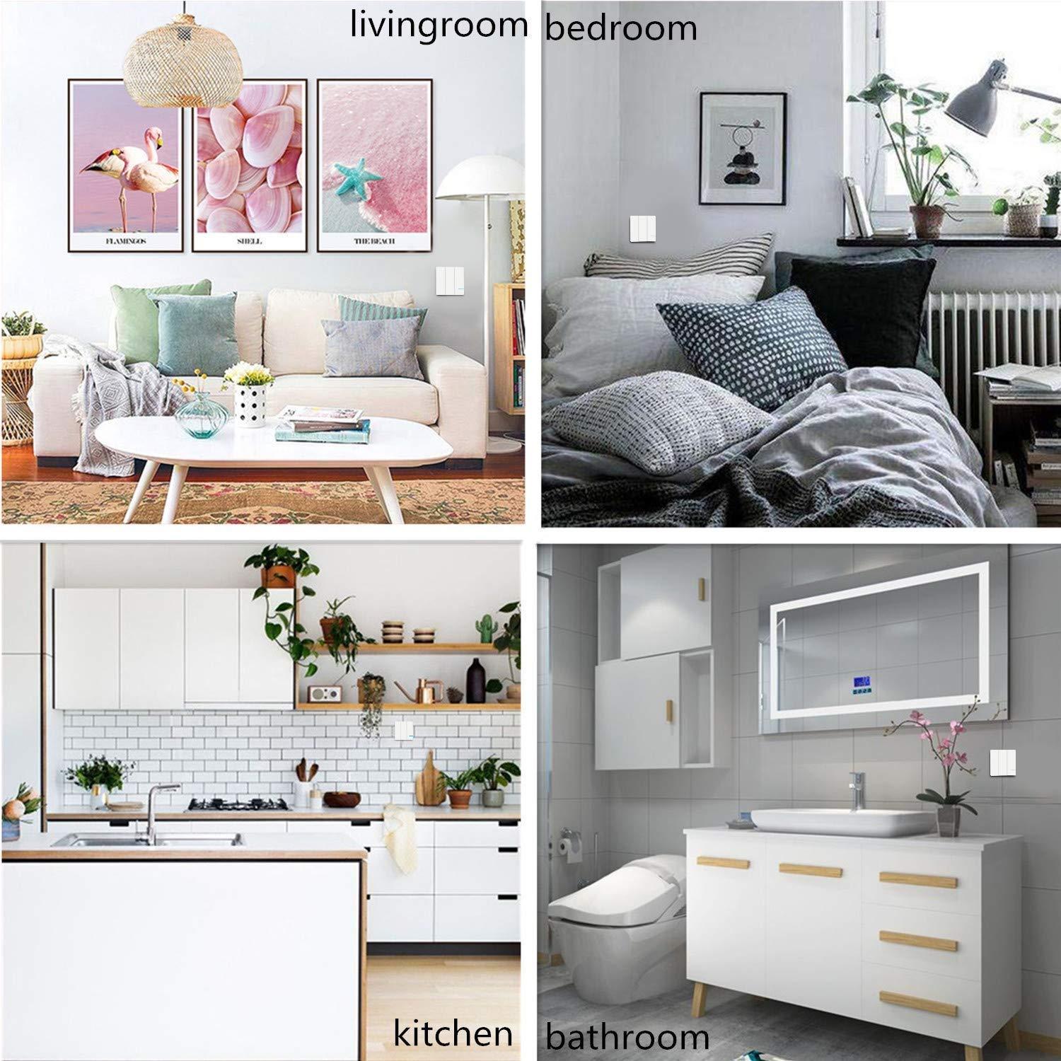 Interruptor de Luz Inalámbrico Thinkbee 3 Gang IP66 1000W