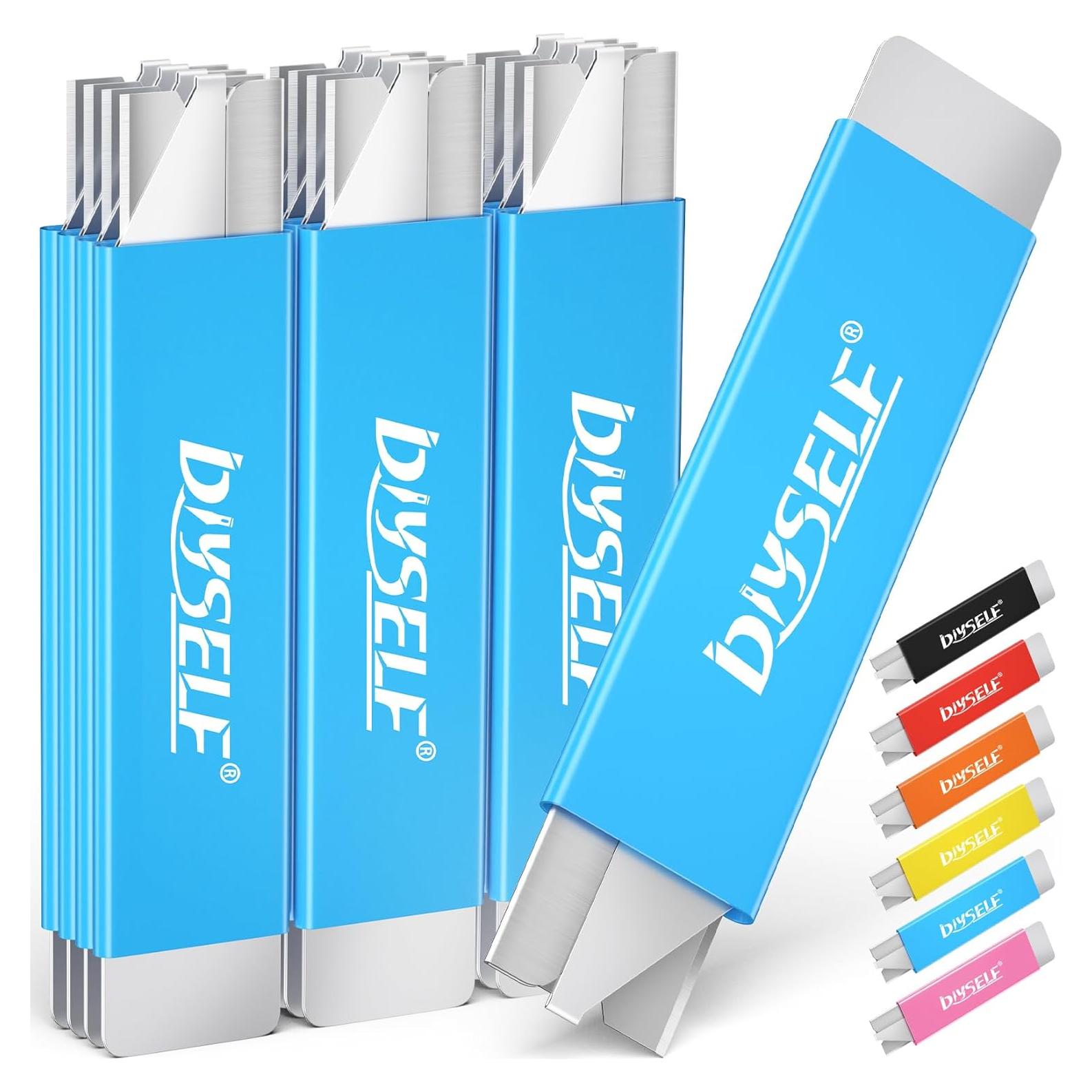 Cortadores de Caja Retráctiles DIYSELF - Paquete de 12 - Acero SK5