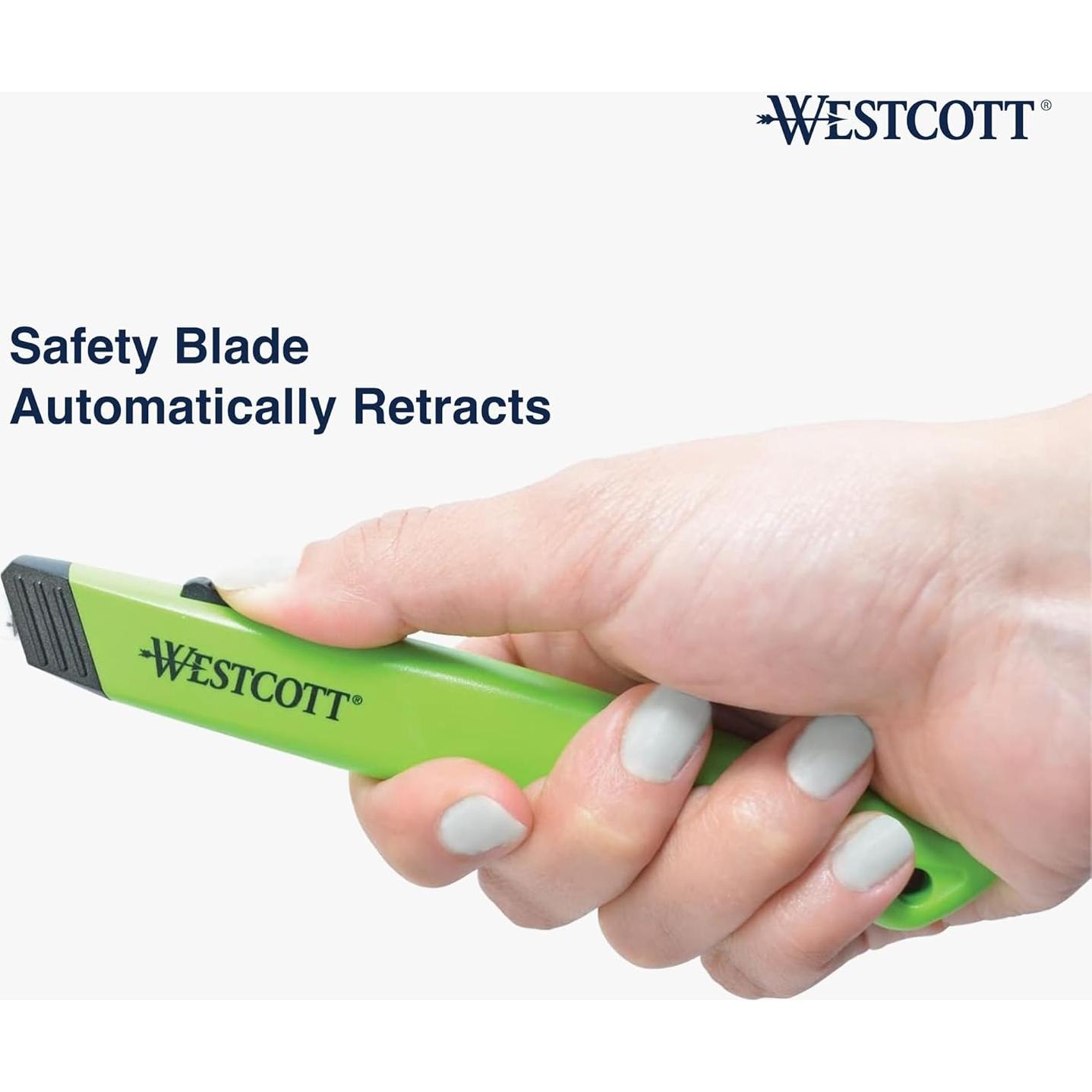 Cortador de Cajas Retráctil de Cerámica Westcott 16475 Verde