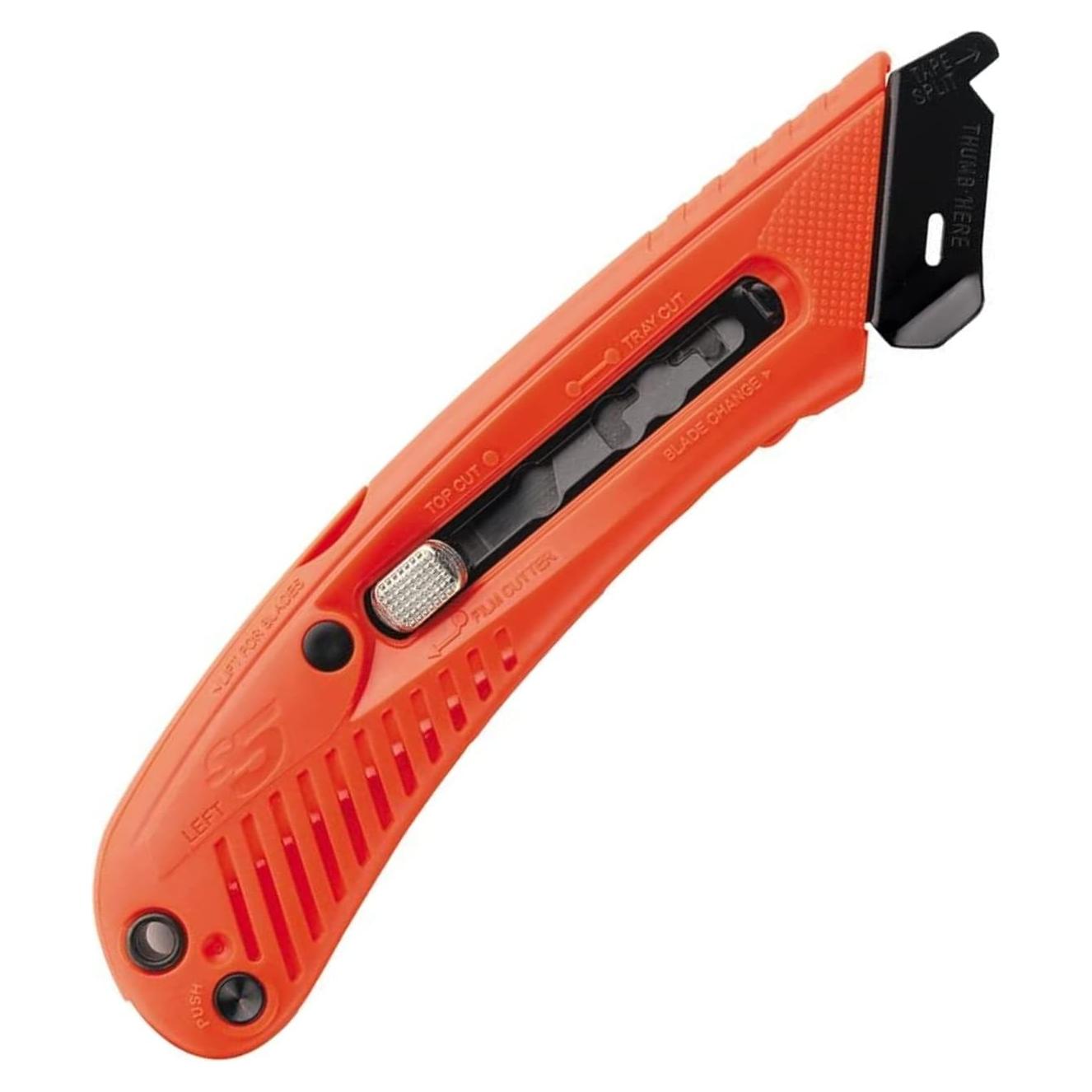 Cortador de Seguridad S5L Pacific Handy Cutter Rojo Ergonómico