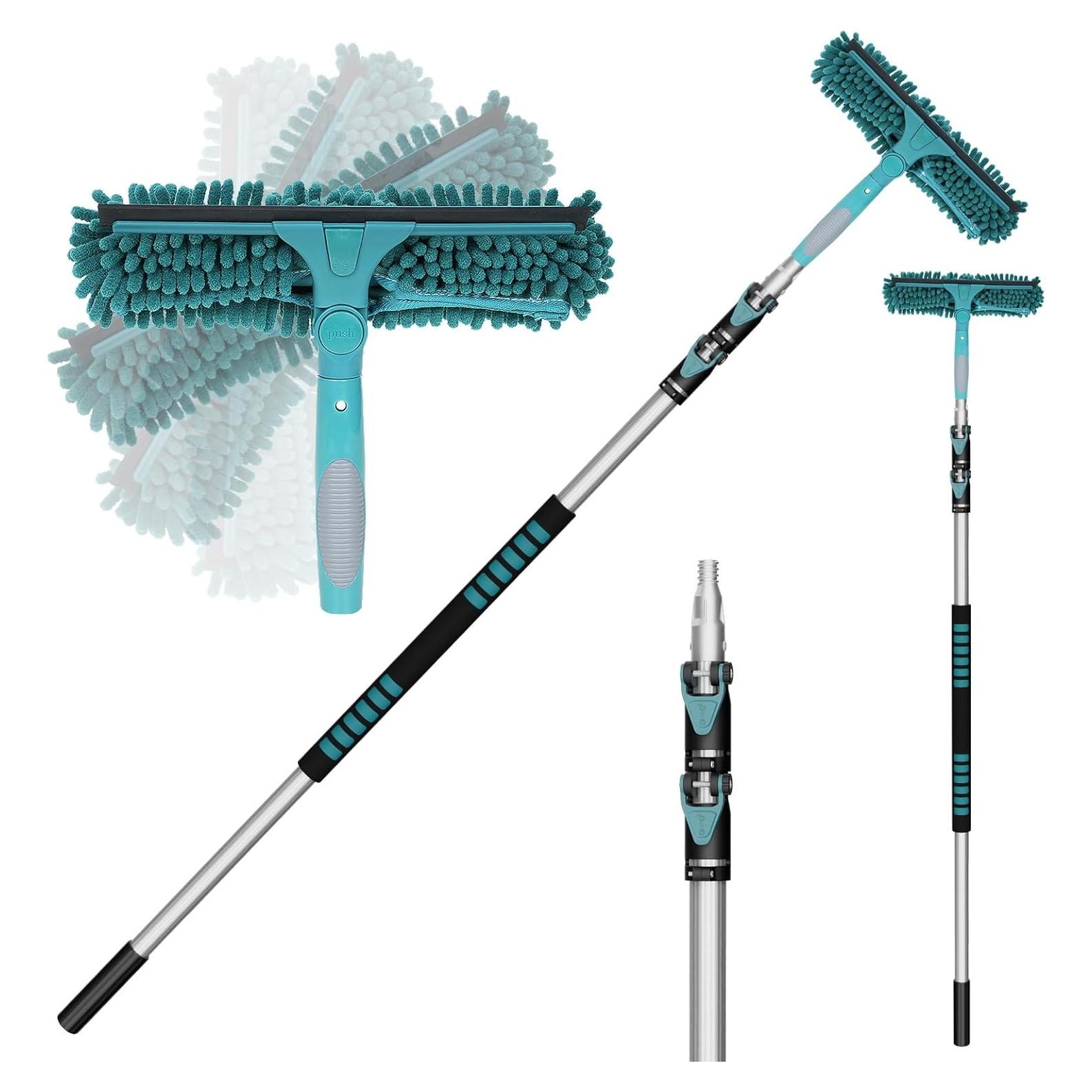 Limpiaparabrisas Telescópico TelesPro 12 Pies con Paños