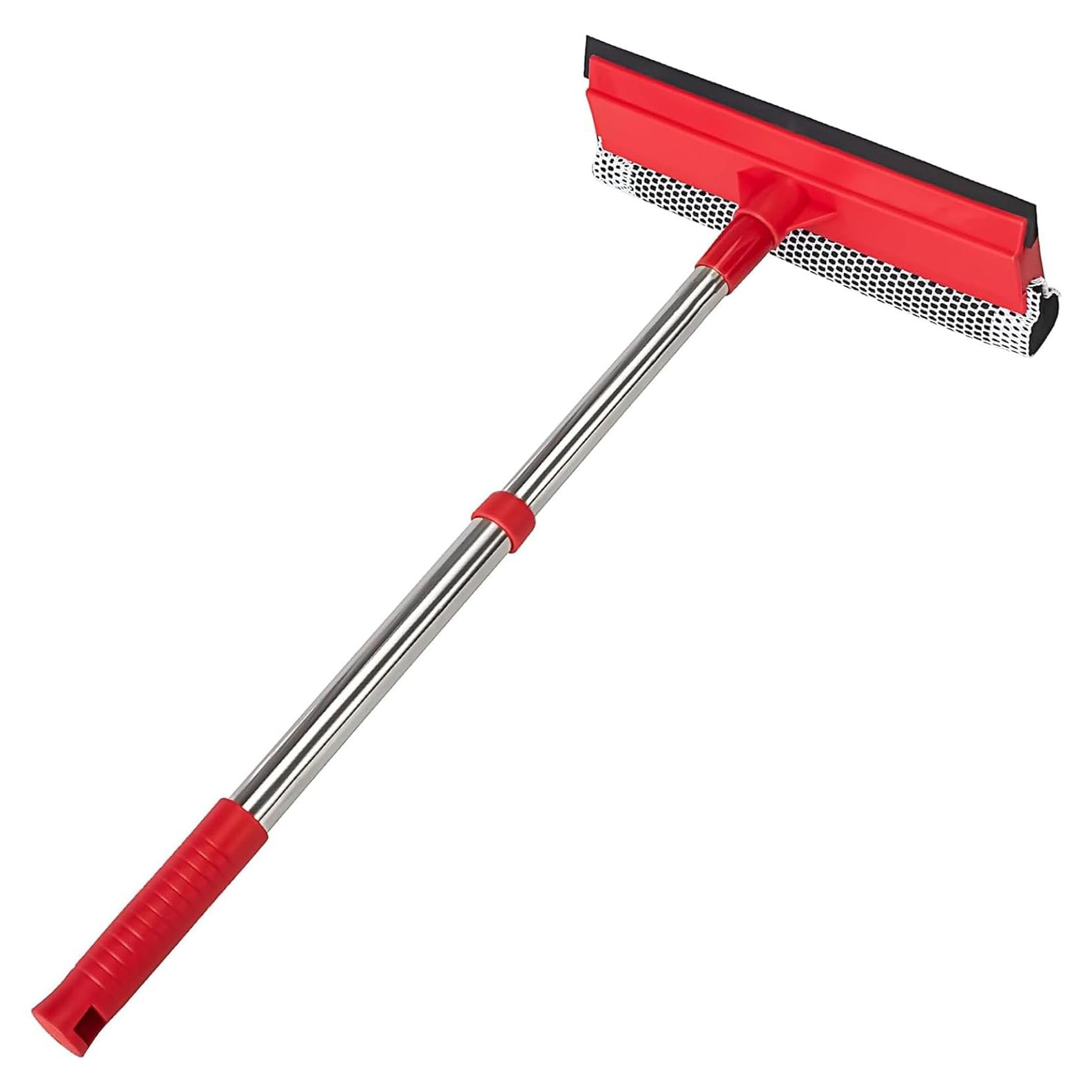 Limpiaparabrisas telescópico Conliwell 2 en 1 40-70 cm Rojo