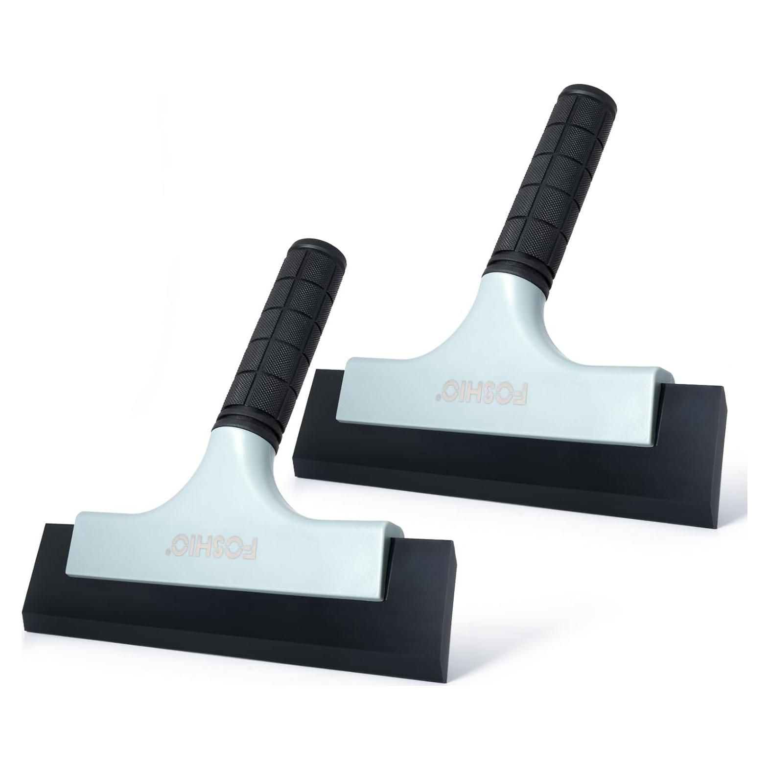 Limpiaparabrisas FOSHIO 20.32 cm Doble Cara Antideslizante - Paquete de 2