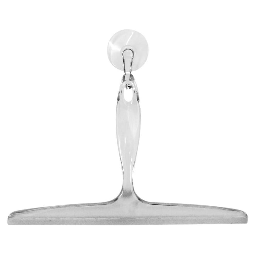 Raspador de Baño iDesign 30.48 cm Transparente con Gancho