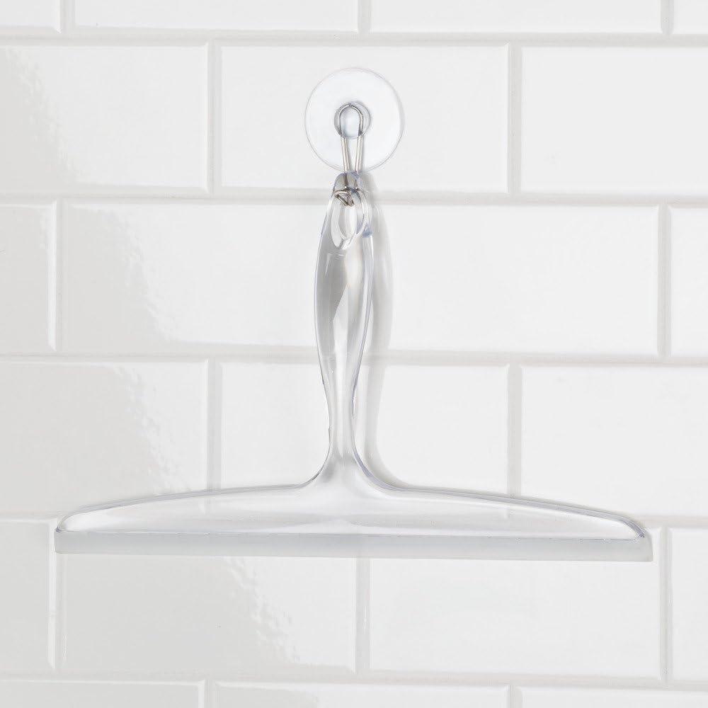 Raspador de Baño iDesign 30.48 cm Transparente con Gancho