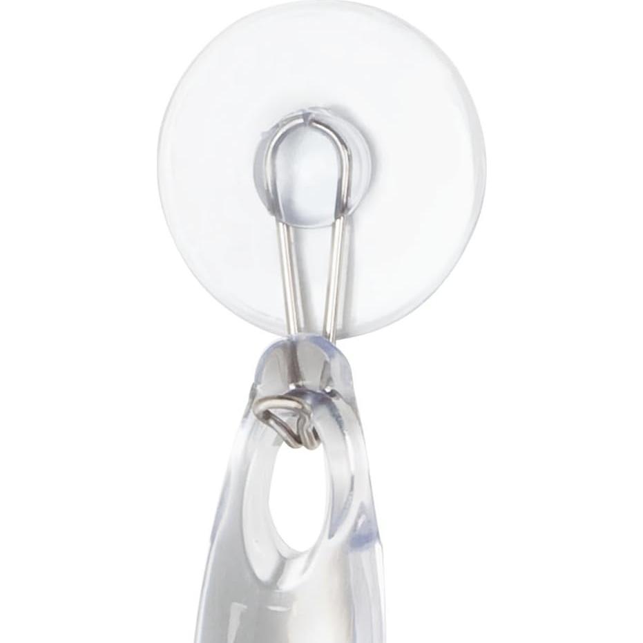 Raspador de Baño iDesign 30.48 cm Transparente con Gancho