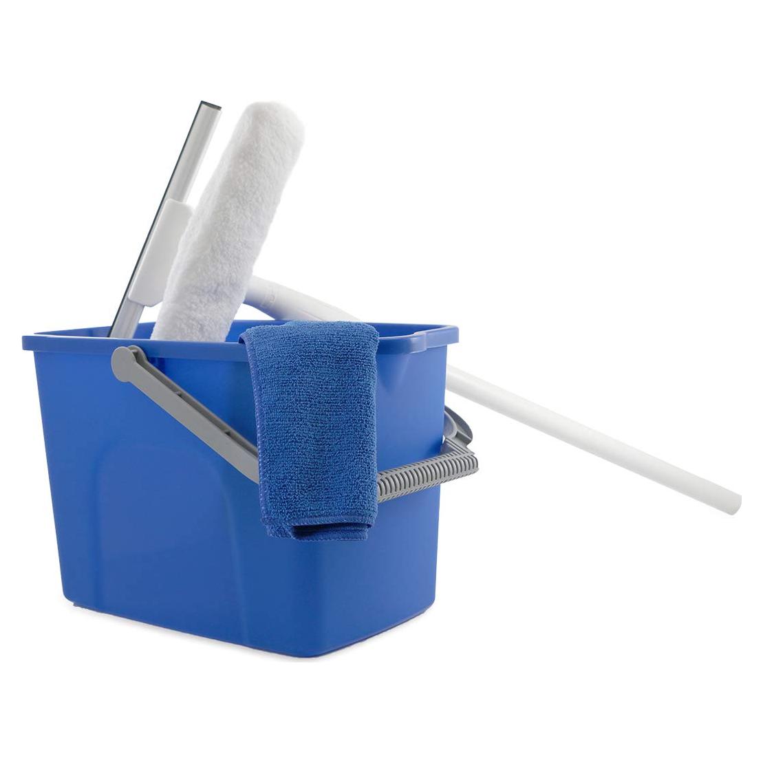 Kit de Lavado de Ventanas Unger 2 en 1 con Microfibra y Cubo