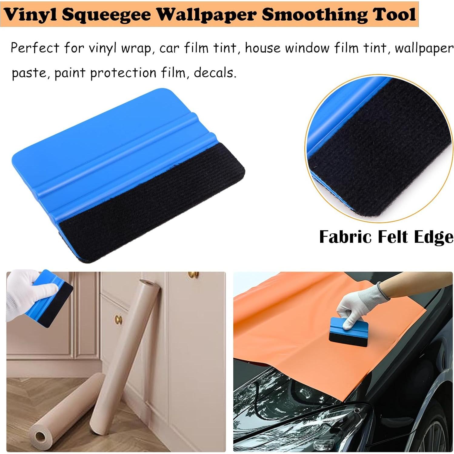 Kit de Herramientas EHDIS para Envoltura de Vinilo y Tinte de Ventanas 7 Piezas