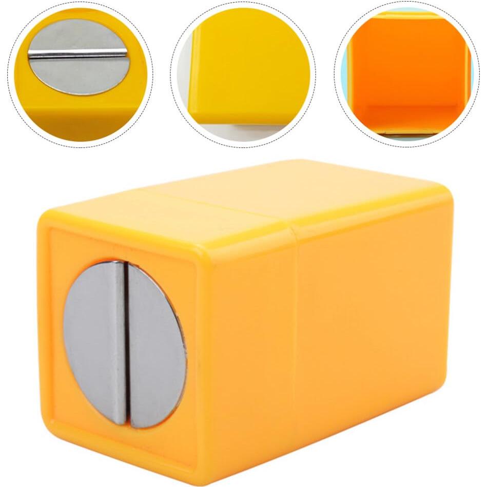 Caja de Almacenamiento de Cuchillas Gadpiparty 2 Pcs Amarilla