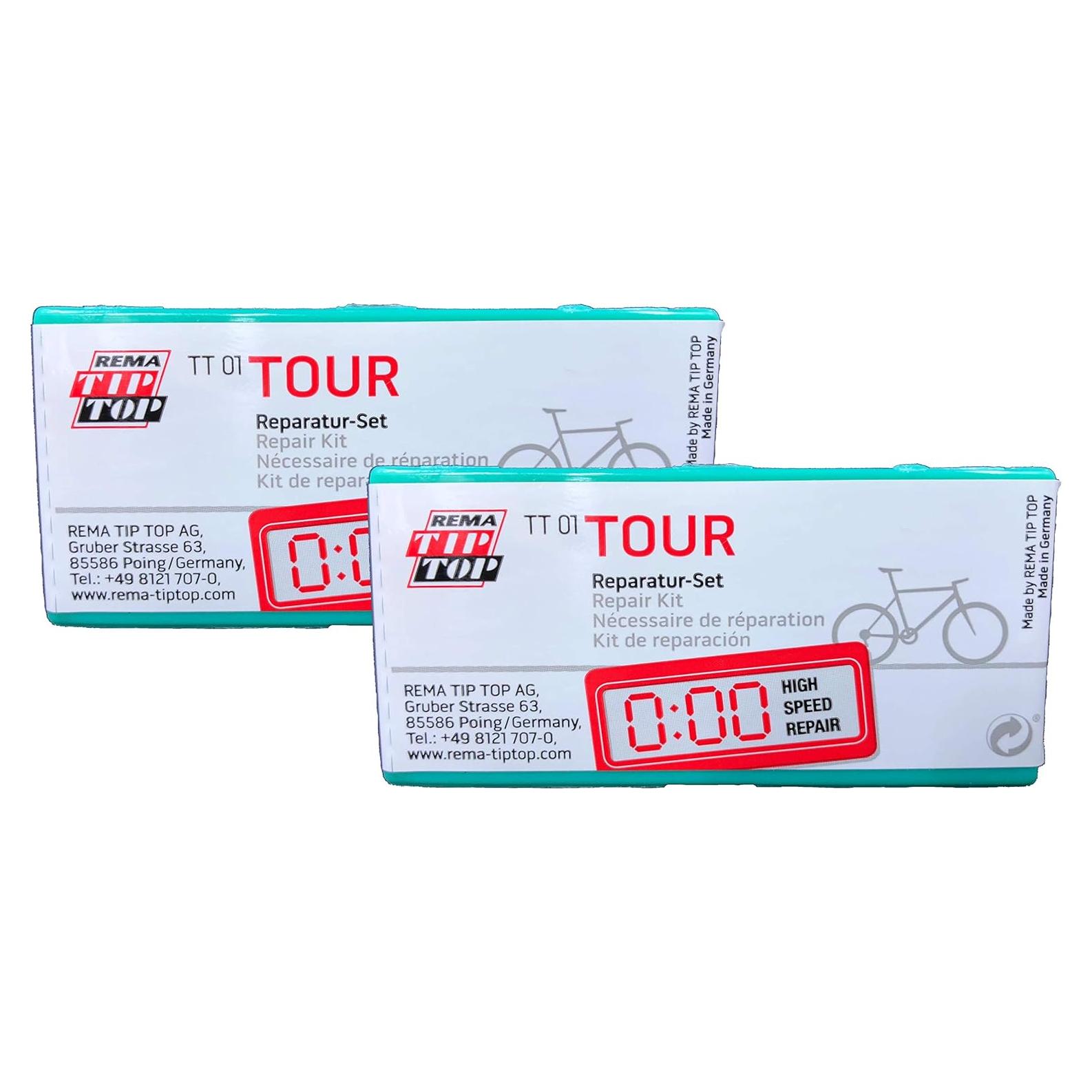 Kit de Reparación de Parches para Tubos Rema Tip Top TT01 - 2 Unidades