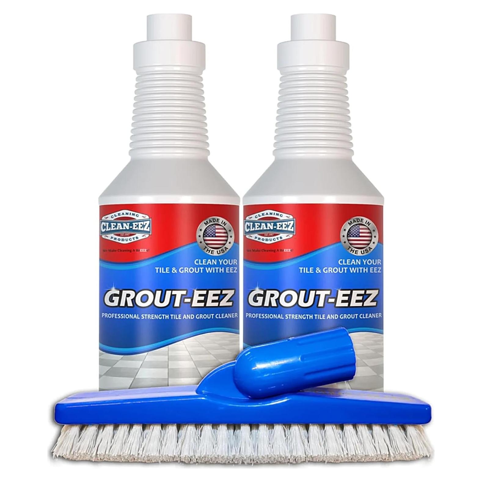 Limpiador de Lechada Clean-eez 32 oz + Cepillo de Piso