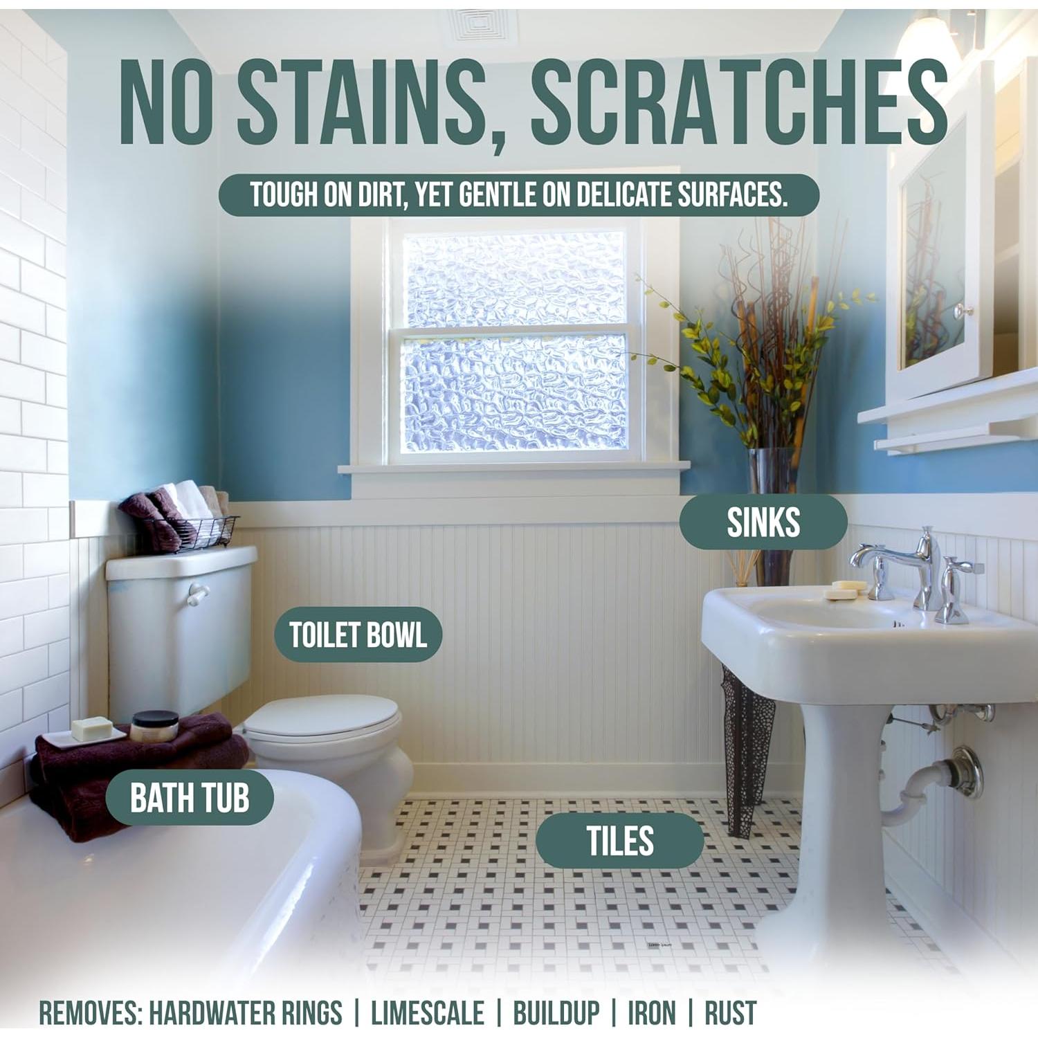 Piedra Pómez Powerstone para Inodoros con Mango - 1 Paquete