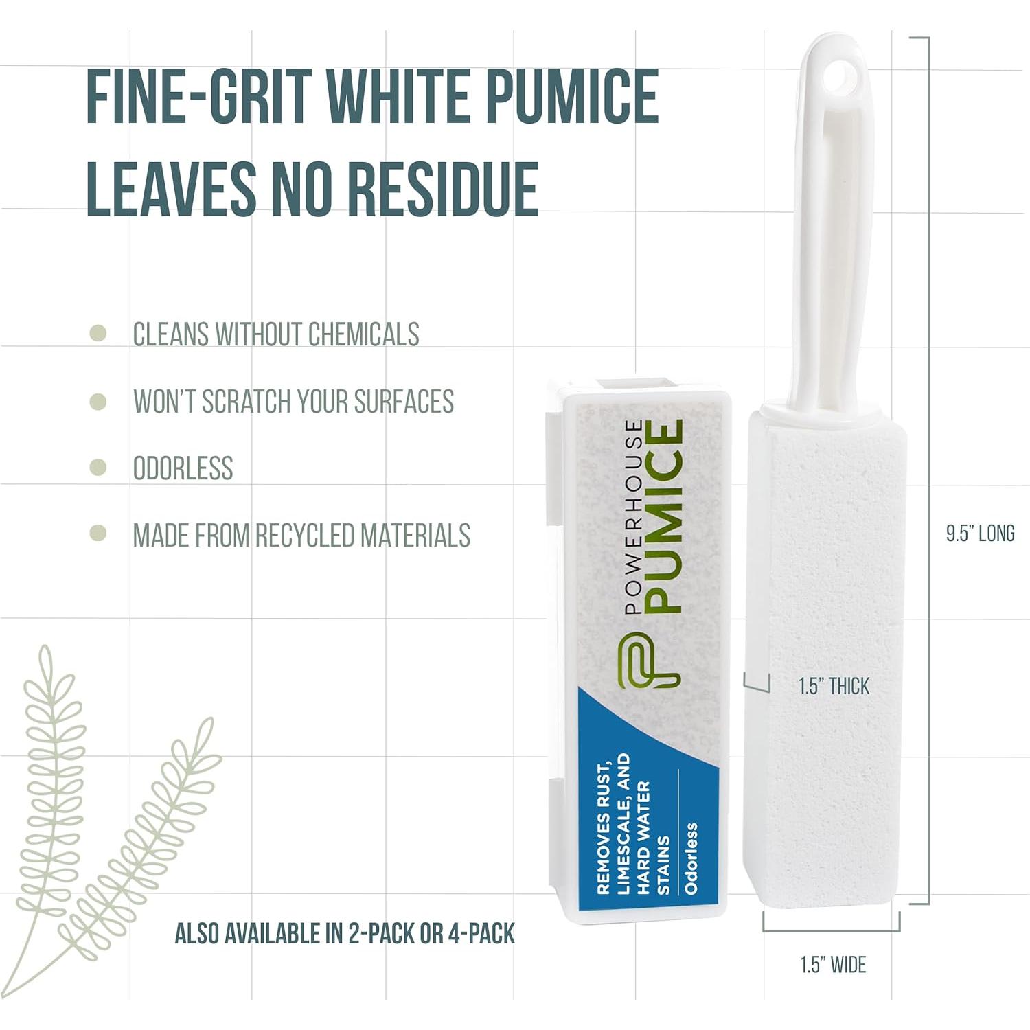 Piedra Pómez Powerstone para Inodoros con Mango - 1 Paquete