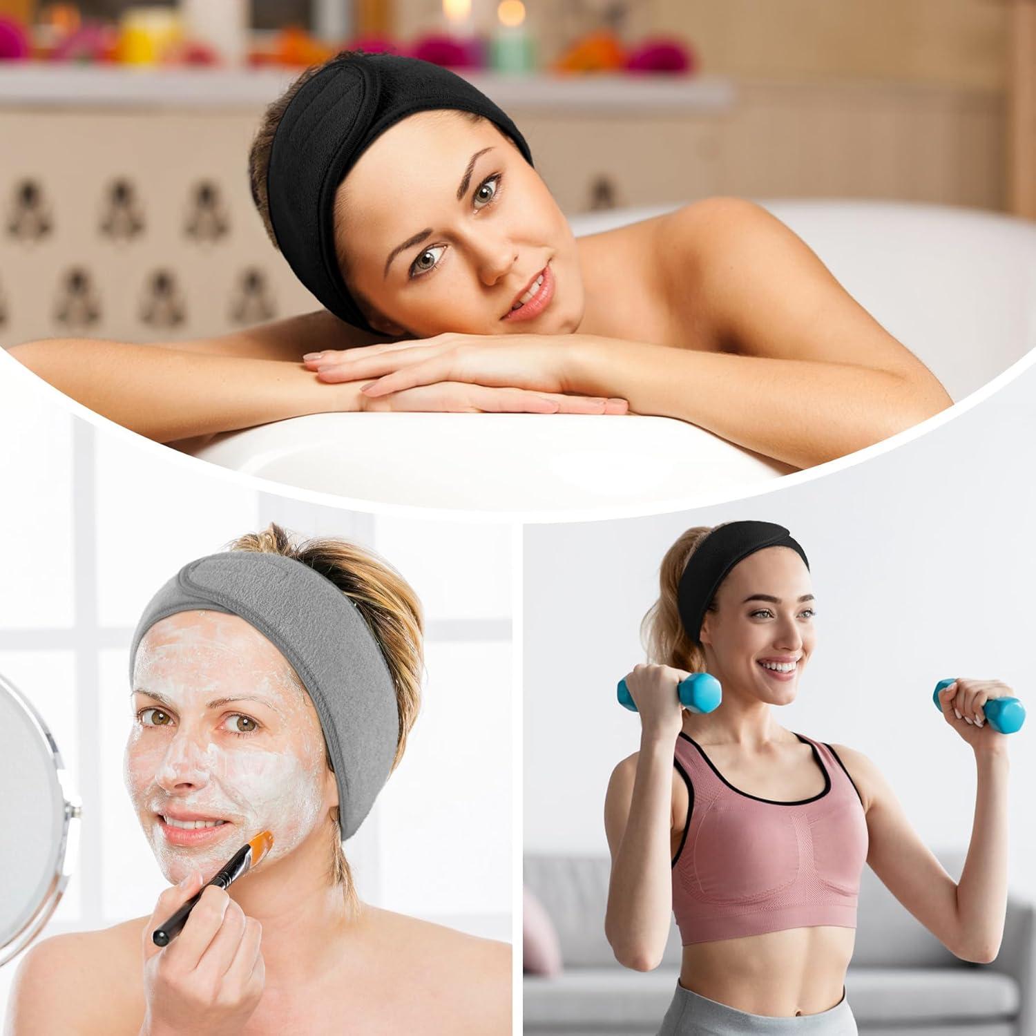 Cinta Facial Spa LADES - Tela Suave Ajustable para Maquillaje