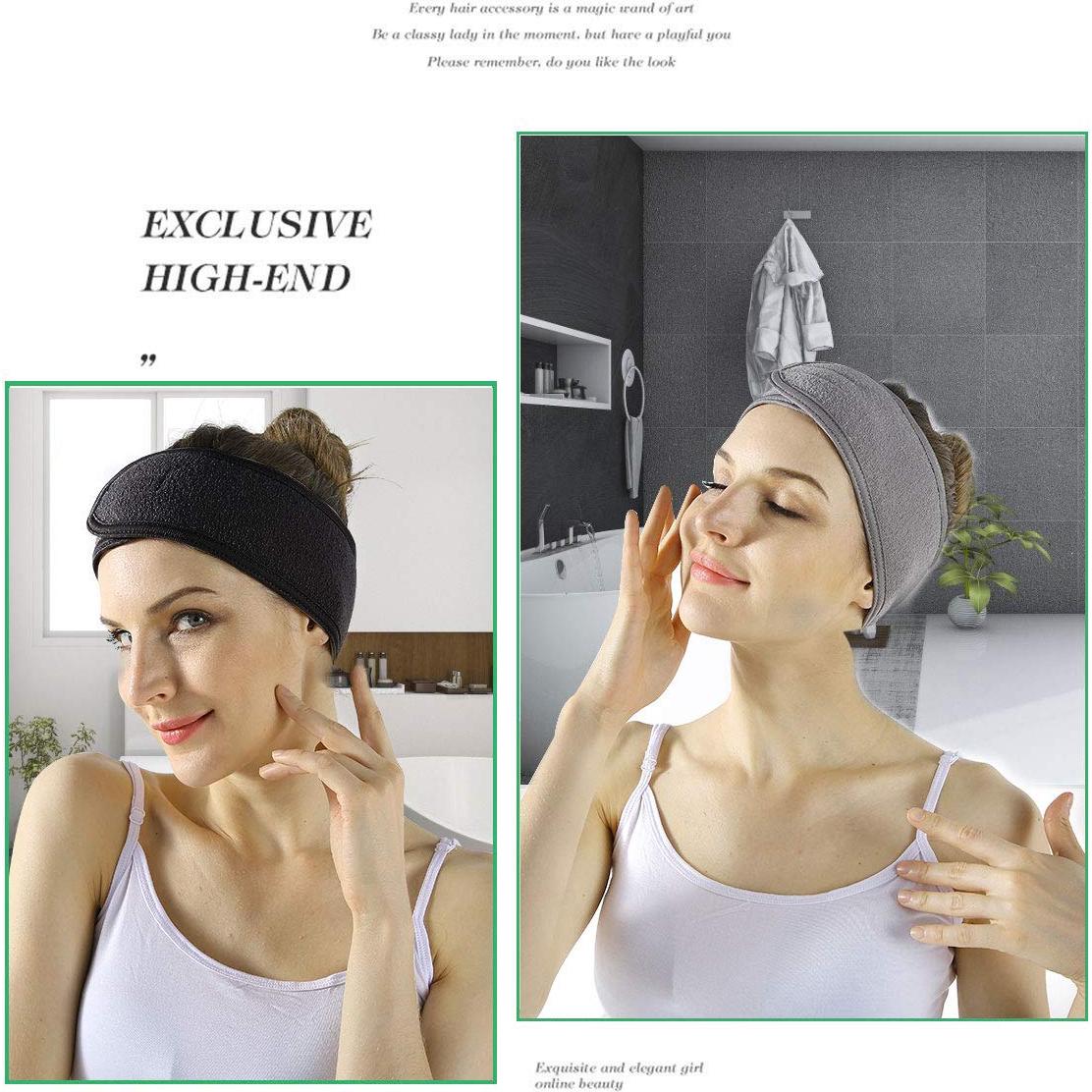 Cinta Facial Spa LADES - Tela Suave Ajustable para Maquillaje