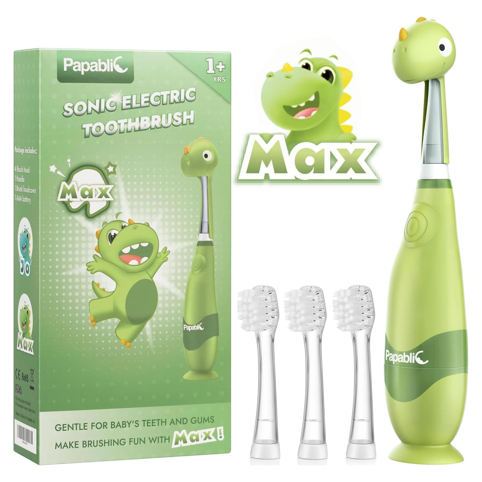 Cepillo de dientes eléctrico Papablic Max para niños 1-3 años