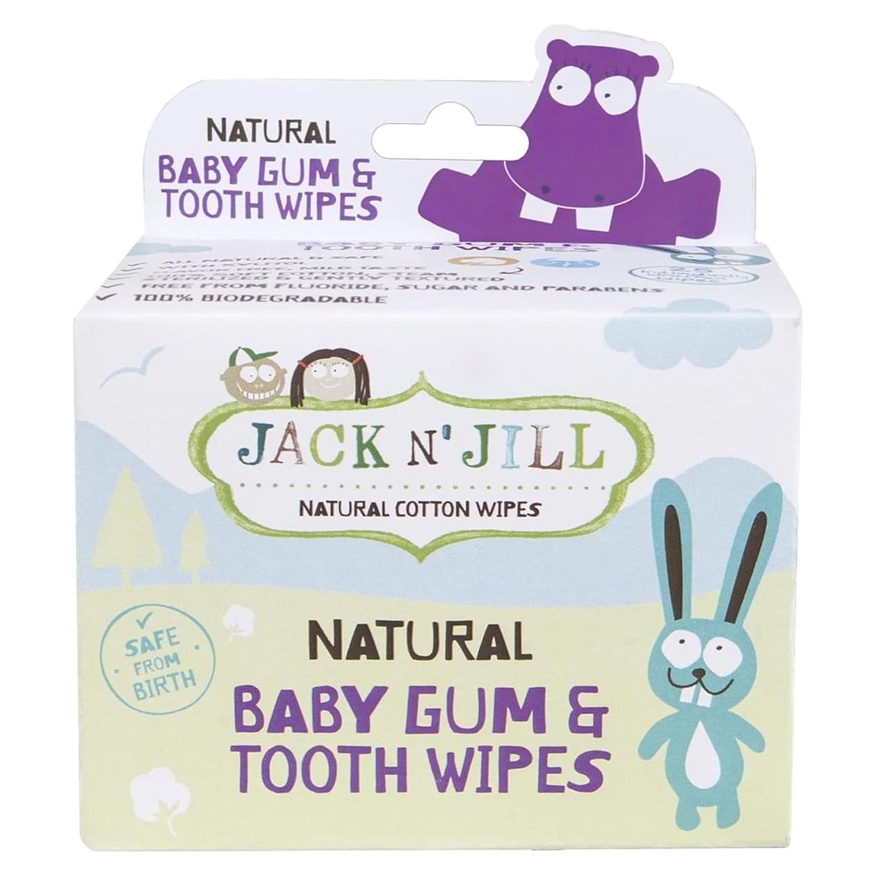 Toallitas Higiénicas para Encías y Dientes Jack N' Jill 25 Unidades