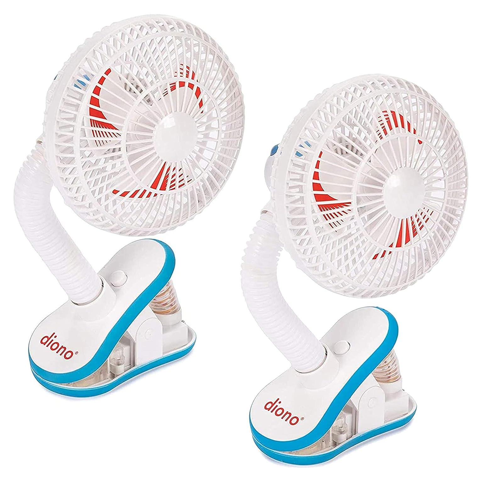 Ventilador para Cochecito Diono - Paquete de 2 Unidades Ajustables