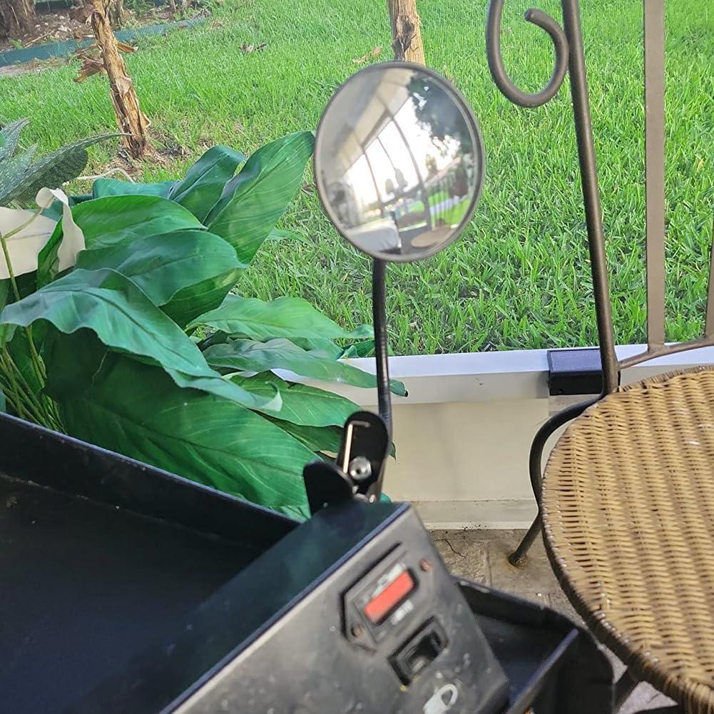 Espejo Convexo Acrílico Ampper 9.53 cm Clip On para Seguridad