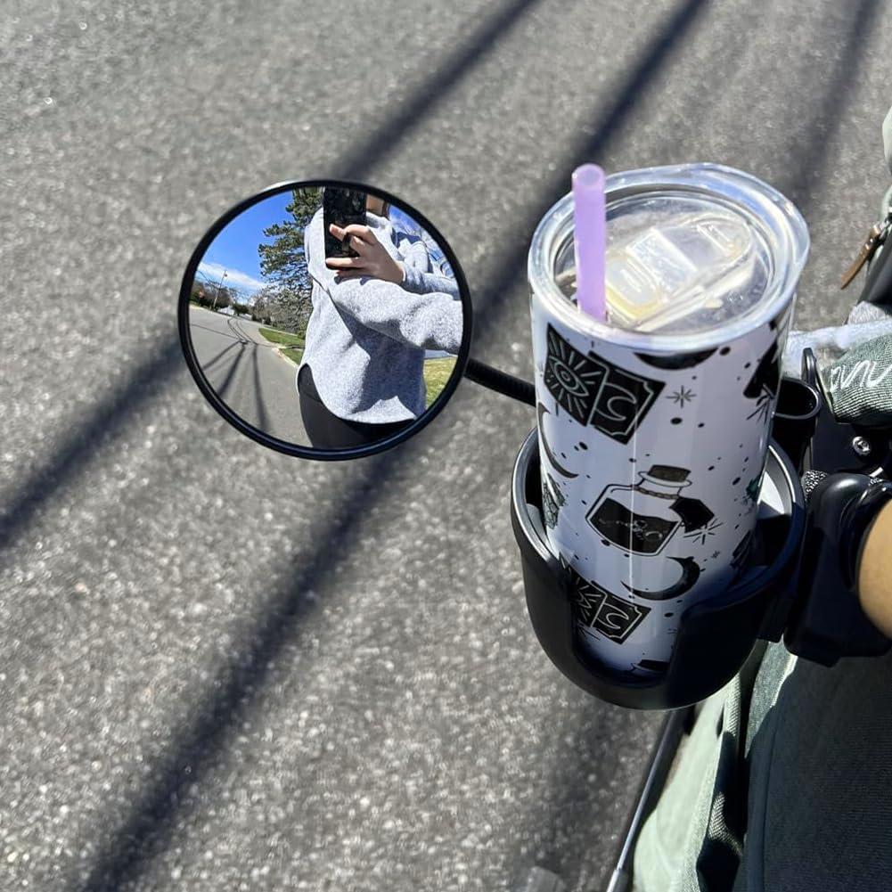 Espejo Convexo Acrílico Ampper 9.53 cm Clip On para Seguridad