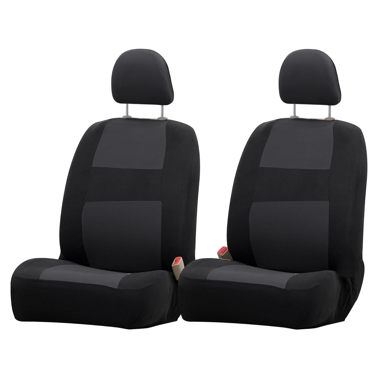Fundas de Asiento de Coche DREAHOTEXTIL Universales 2 Pcs Gris