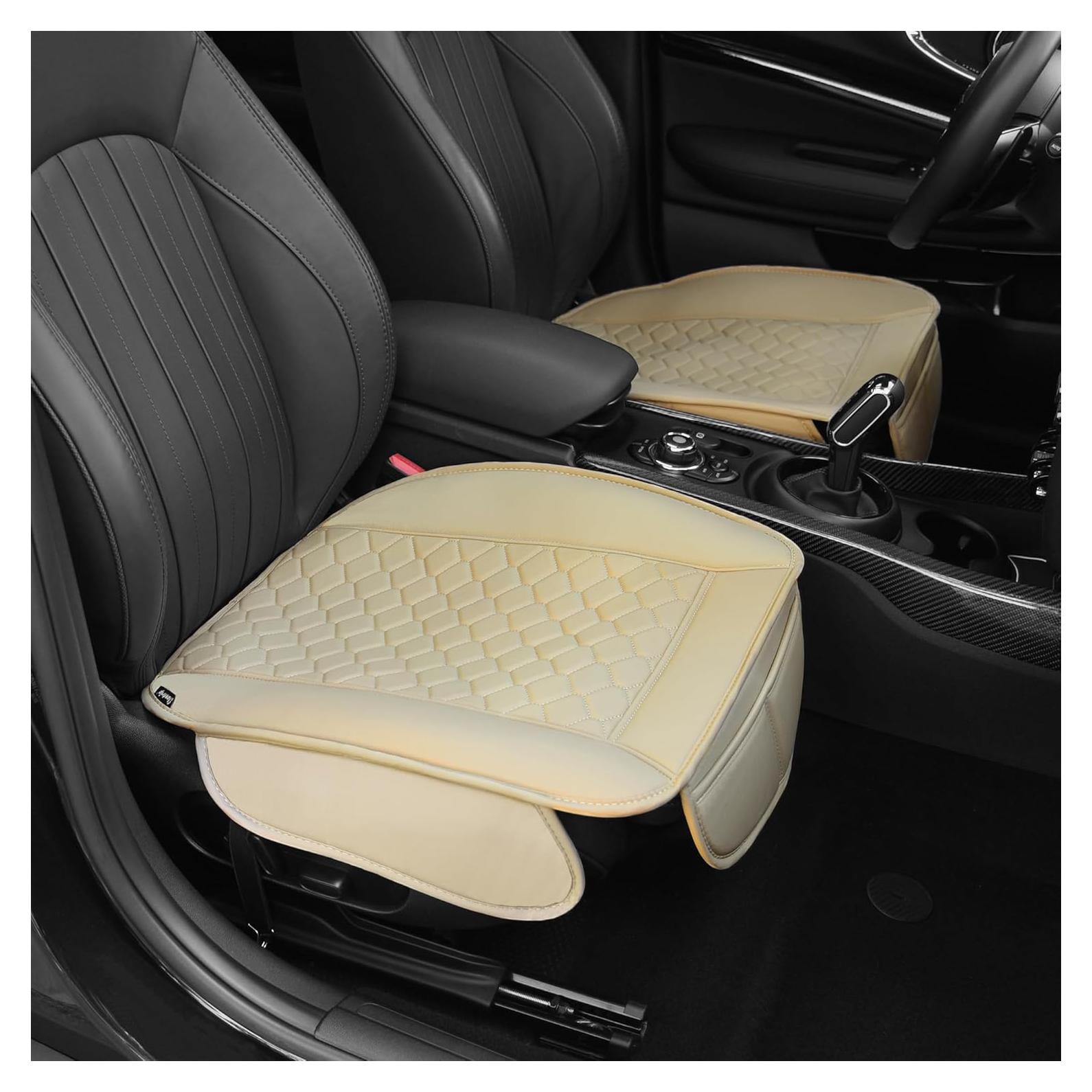 Fundas de Asiento de Coche Elantrip 4805-BE Beige Acolchadas