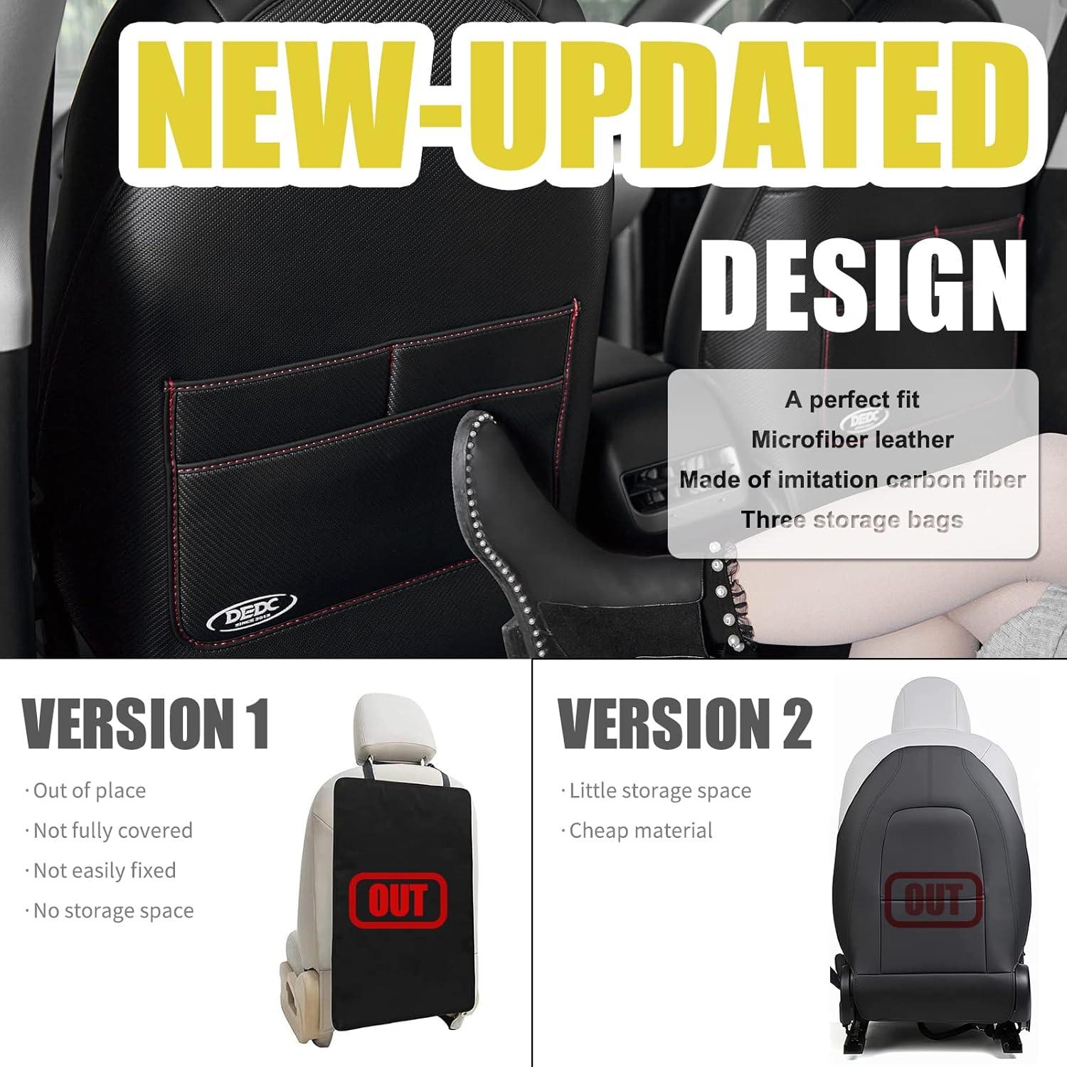 Protectores de Respaldo DEDC para Tesla Model 3/Y - 2 Pcs