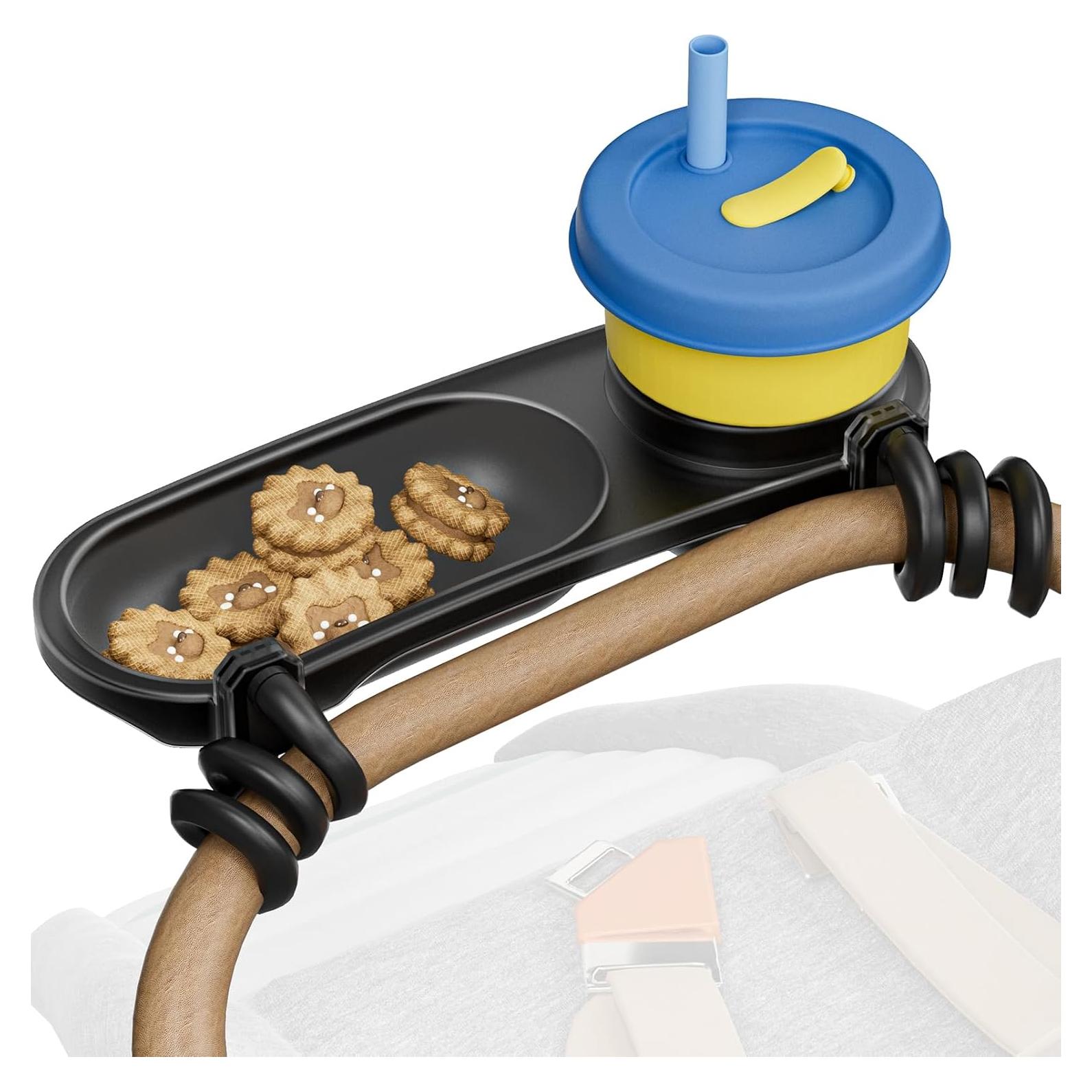 Bandeja Universal para Snacks Boffinby con Soporte para Vaso