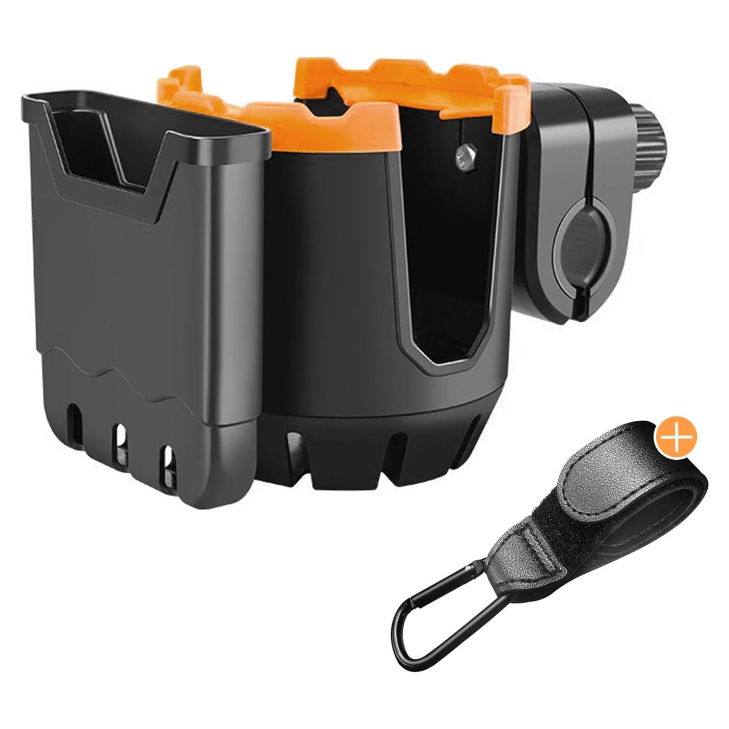 Soporte para Tazas Xislet 2 en 1 con Soporte para Teléfono - Naranja