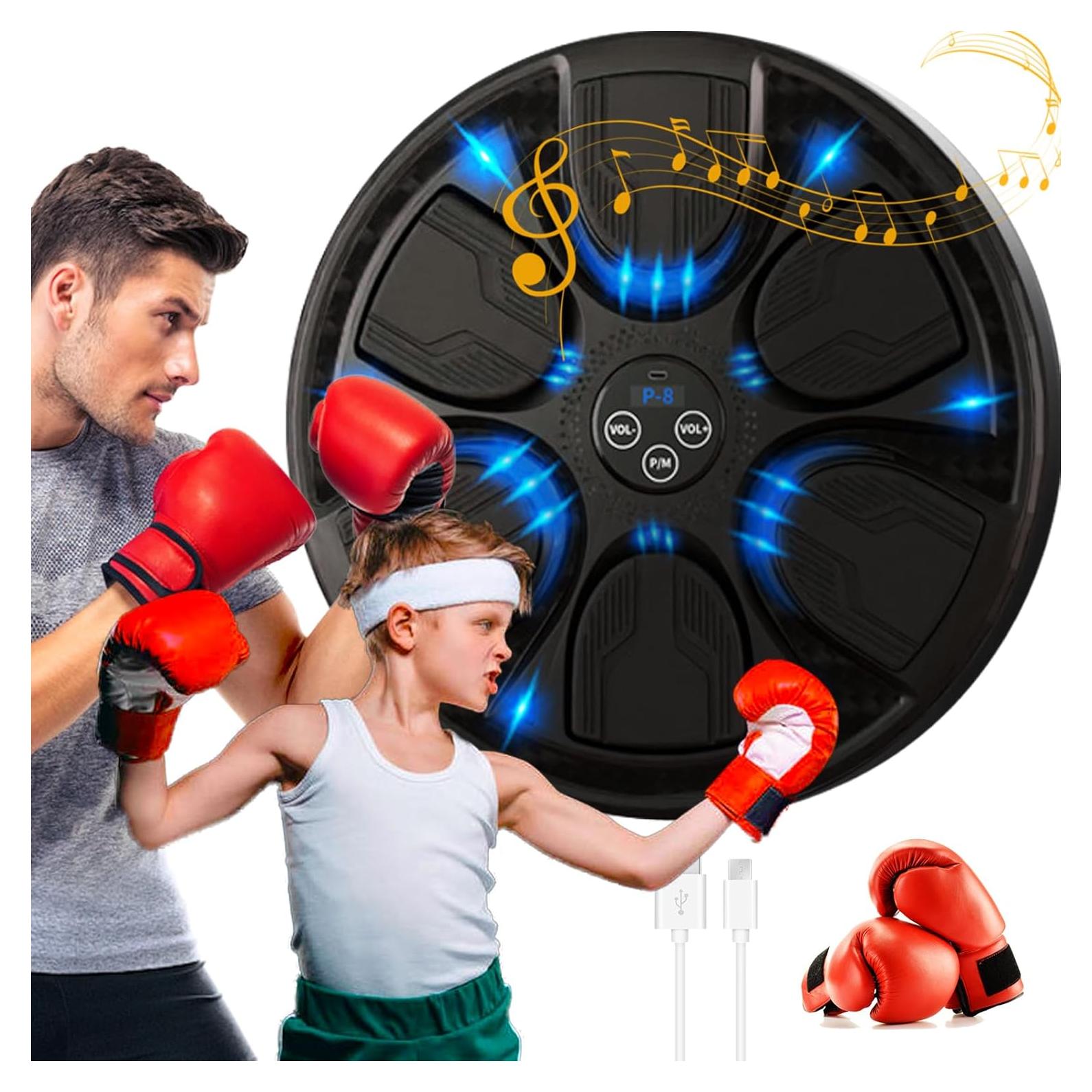 Máquina de Boxeo Musical JUFIT Inteligente con Guantes