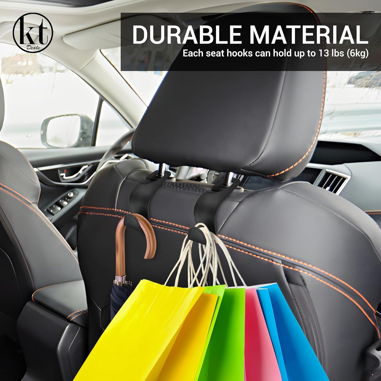 Ganchos de Reposacabezas Universales KT Deals - 4 Piezas