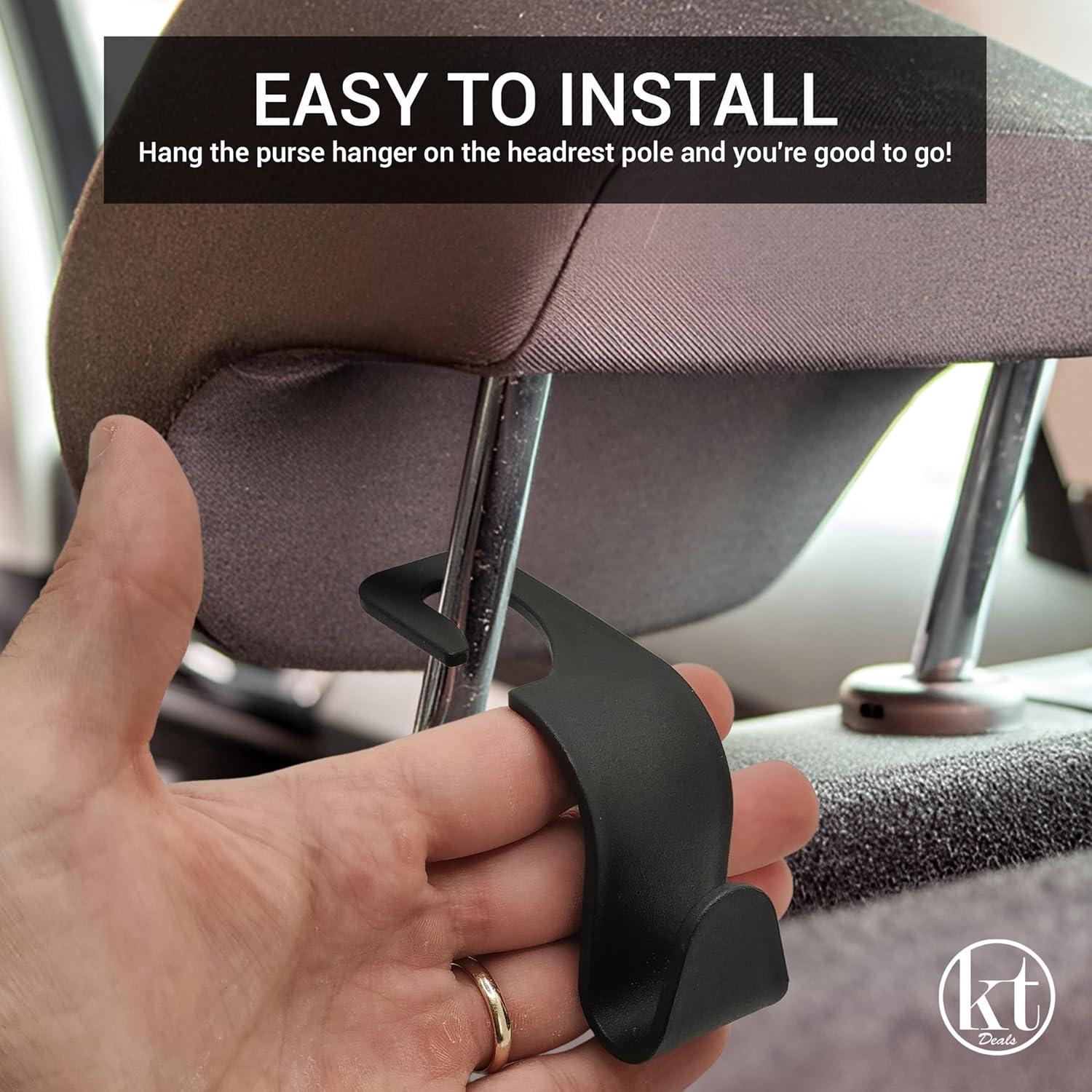 Ganchos de Reposacabezas Universales KT Deals - 4 Piezas