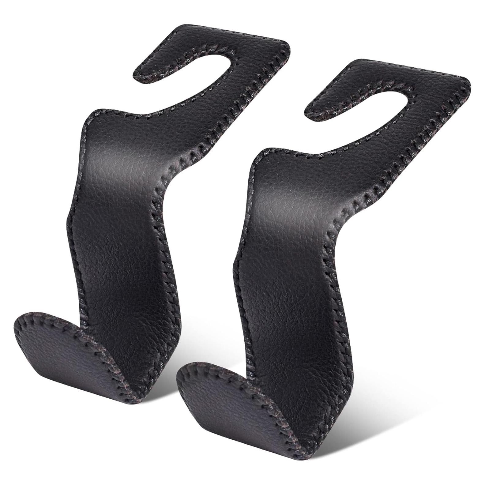 Ganchos de cuero para bolso de coche AXELECT - 2 unidades
