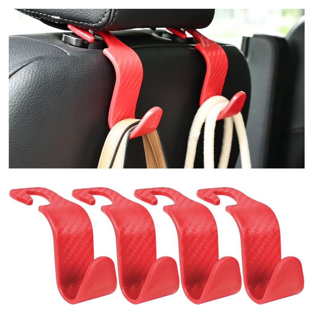 Ganchos para Reposacabezas de Auto Hanemia - 4 Piezas, 20 kg