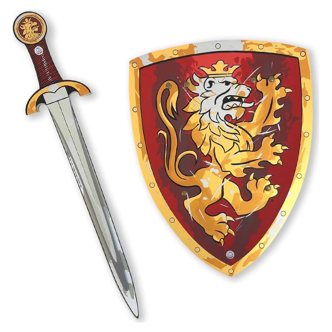 Espada y Escudo Caballero Noble Liontouch Rojo 3-8 Años