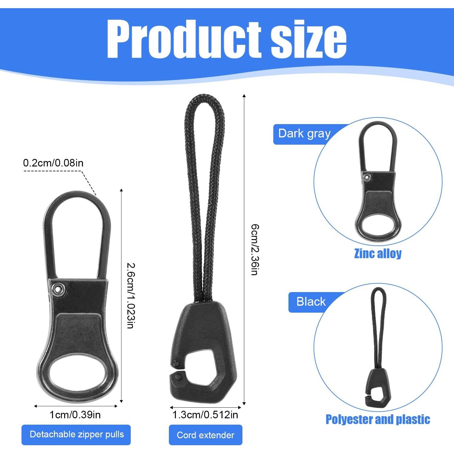 Kit de 8 Tiradores de Cremallera Gosknor - Reparación y Accesorios