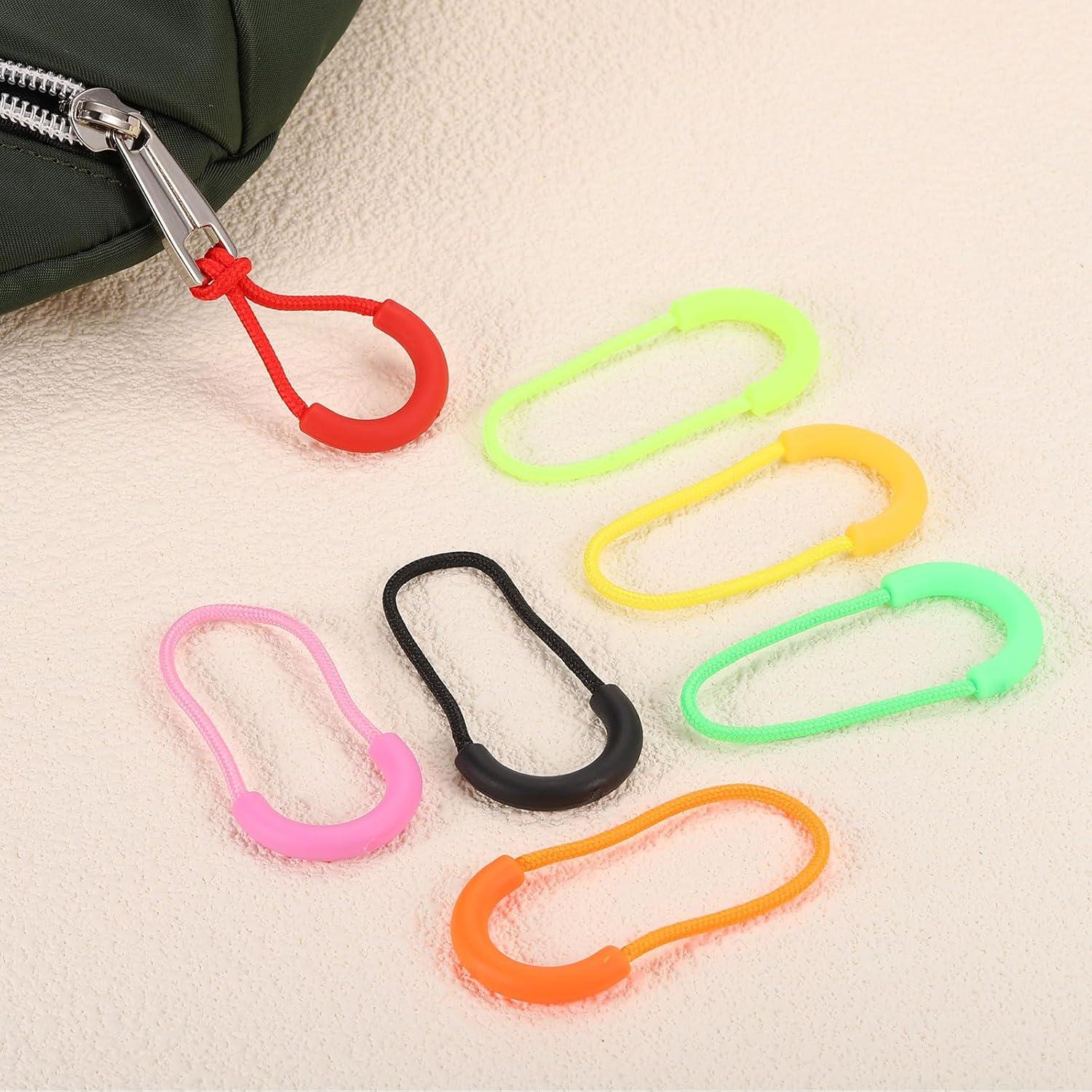 Tiradores de Cremallera uxcell 8Pcs Rojo 63.5mm Reemplazo