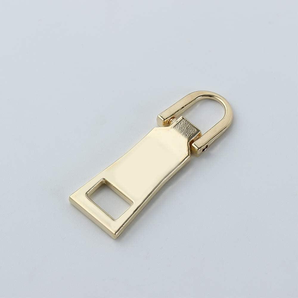 Tirador de Cremallera Metal HODASHI M Dorado para Reparación